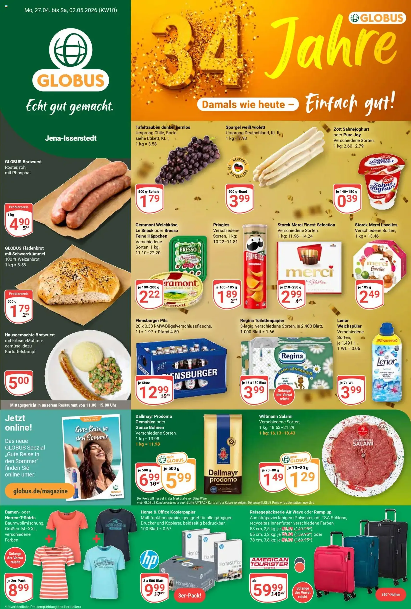 Globus Prospekt - Gültiger Prospekt ab 27.04.2026, Seite 7 von insgesamt 36