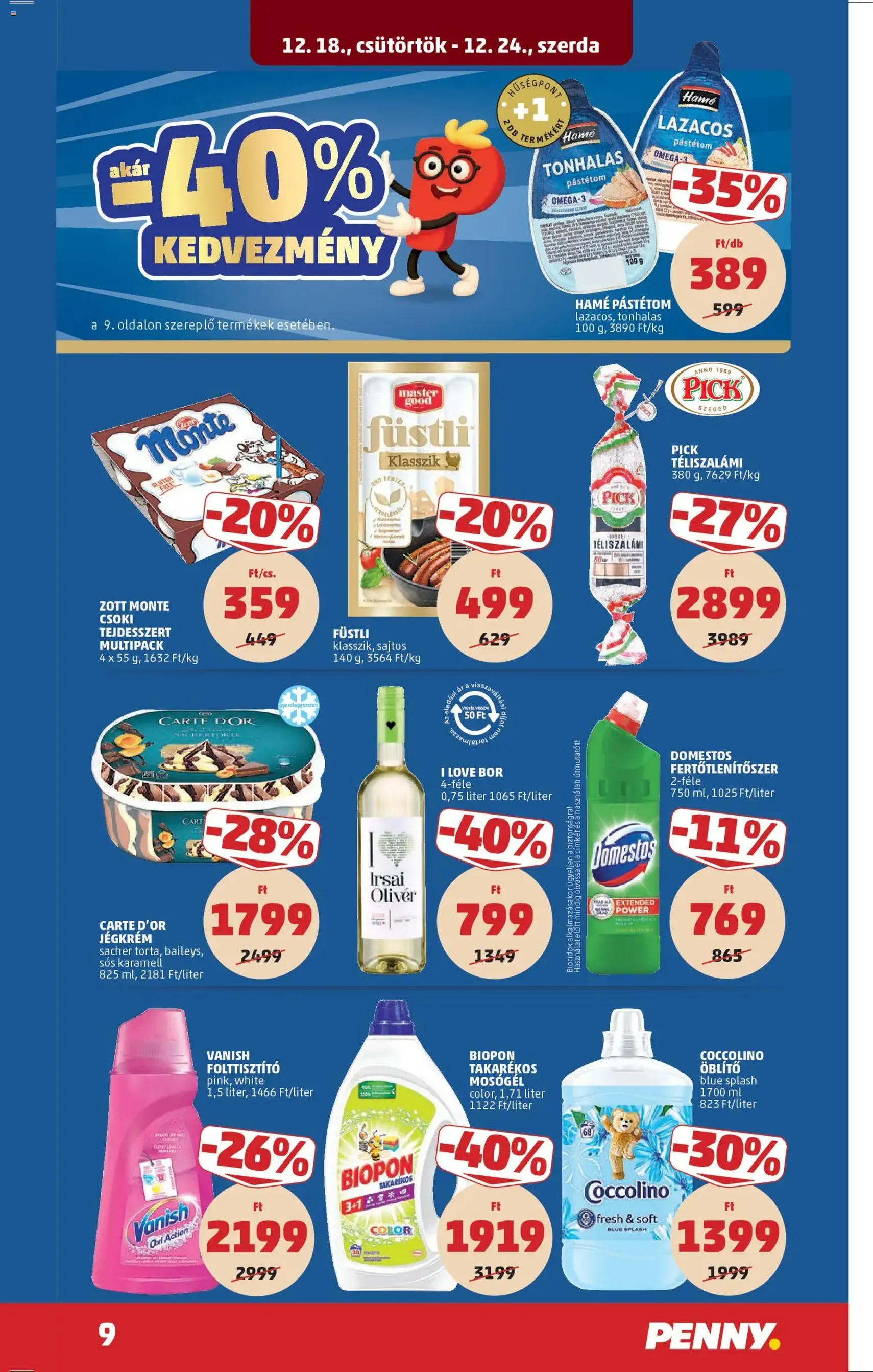 PENNY Akciós újság - 2025.12.18. érvényes szórólap 11 oldal 47 oldalból