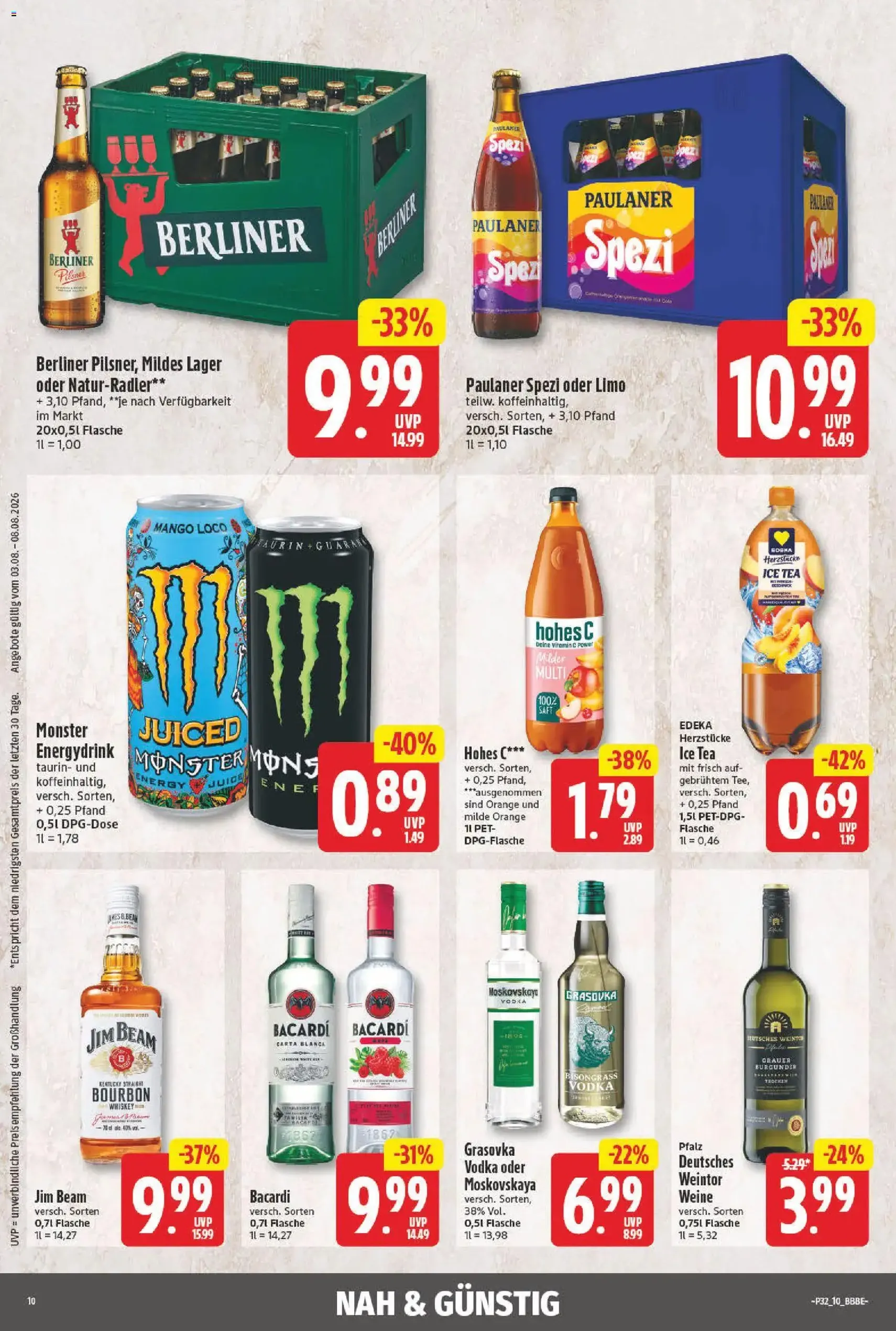NP Discount Prospekt - Gültiger Prospekt ab 03.08.2026, Seite 10 von insgesamt 15