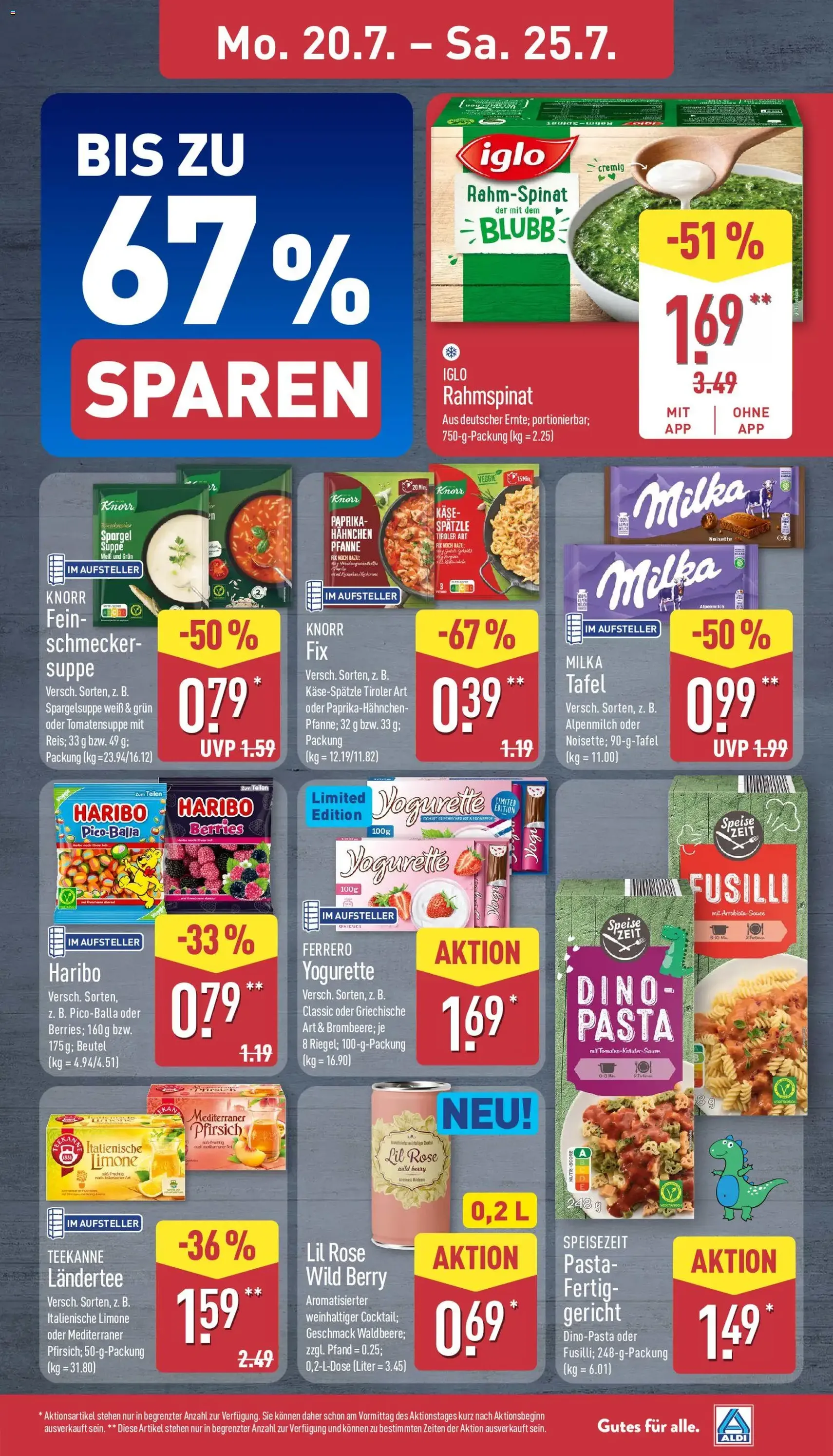 Aldi Prospekt - Gültiger Prospekt ab 20.07.2026, Seite 9 von insgesamt 42