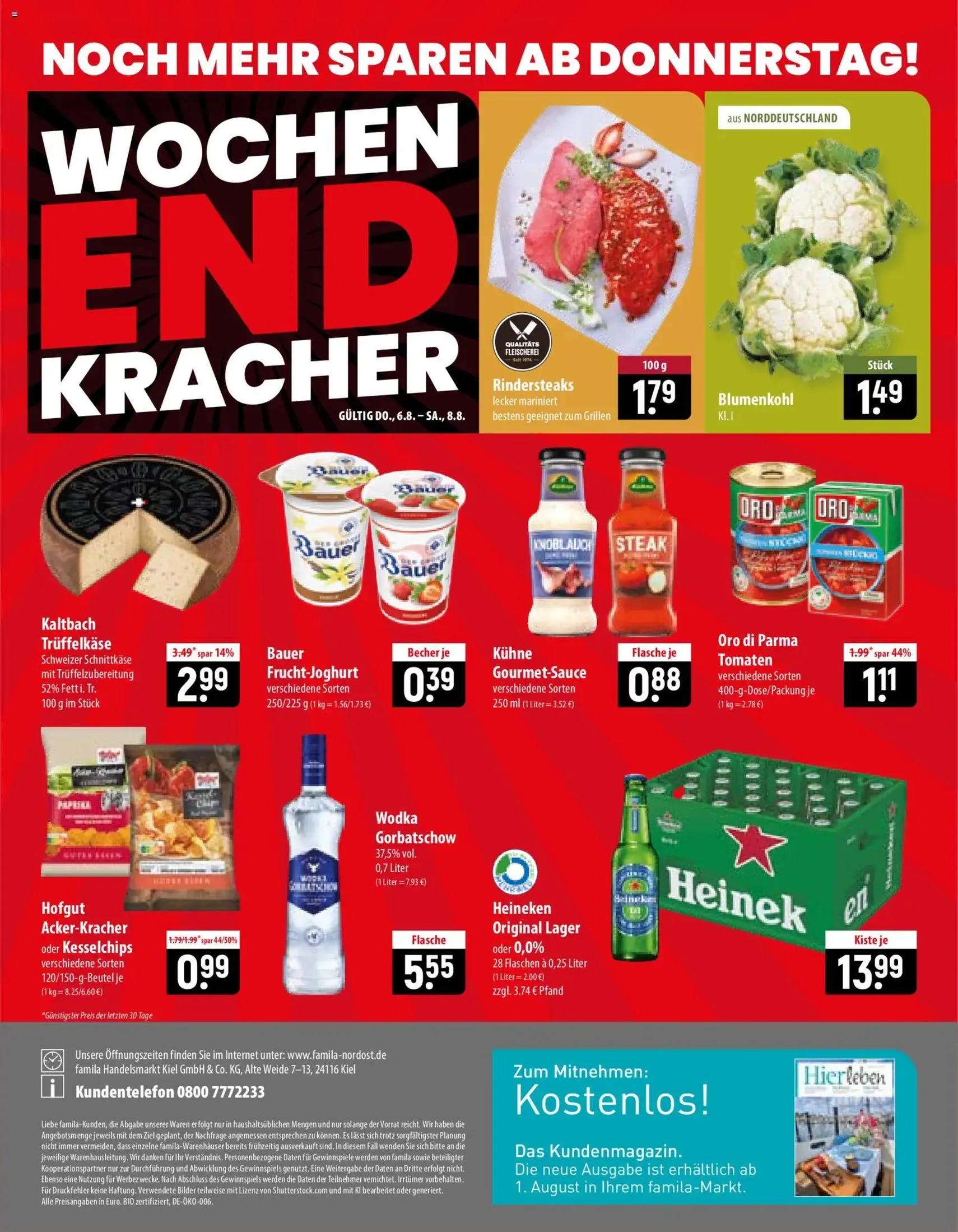 Famila Prospekt - Gültiger Prospekt ab 03.08.2026, Seite 24 von insgesamt 24