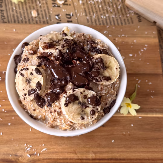 Náhľad receptu Pečená ovsená kaša s kokosom