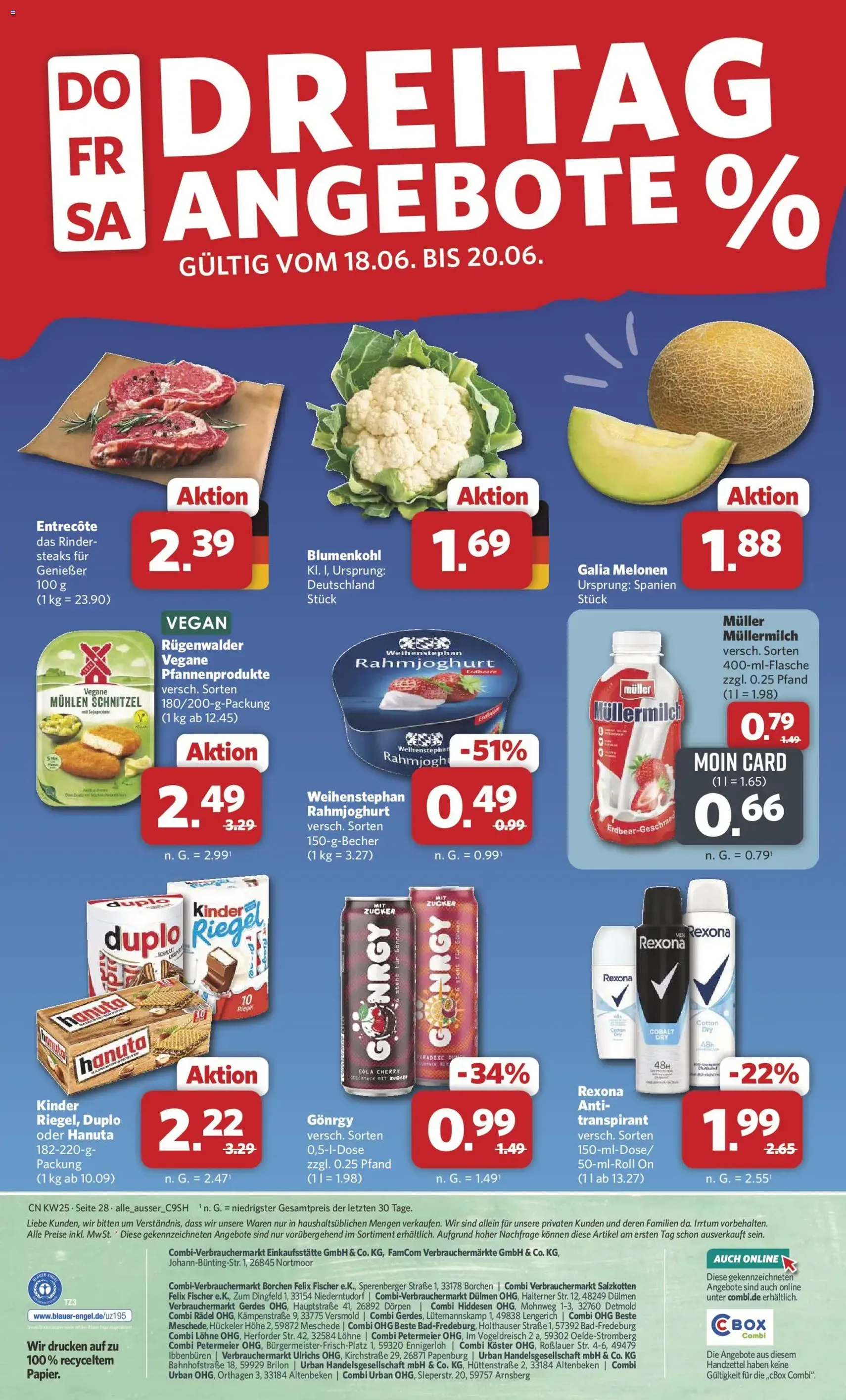 Combi Prospekt - Gültiger Prospekt ab 15.06.2026, Seite 32 von insgesamt 39