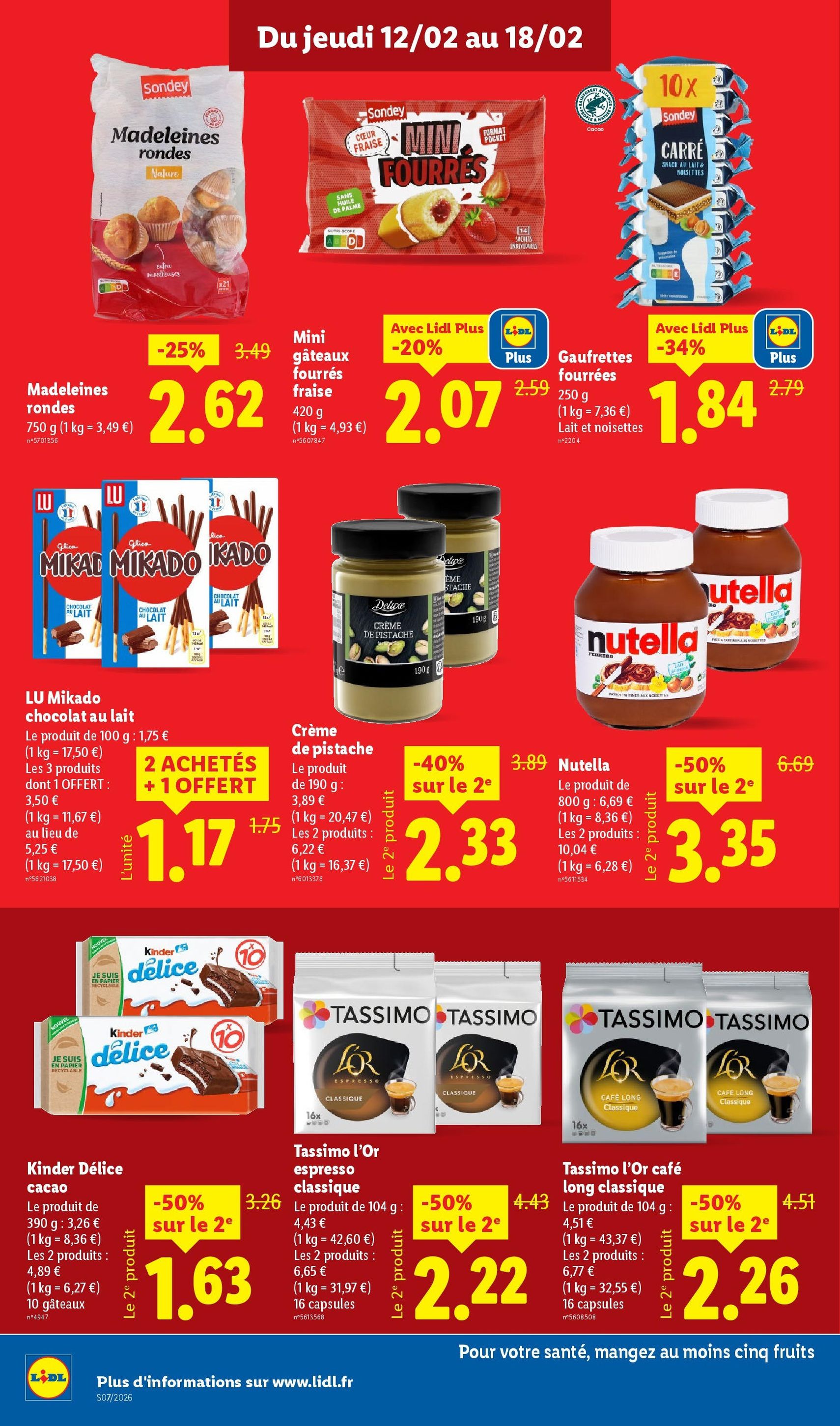 LIDL catalogue semaine 7 - brochure valable à partir du 12/02/2026, page 12 sur 79