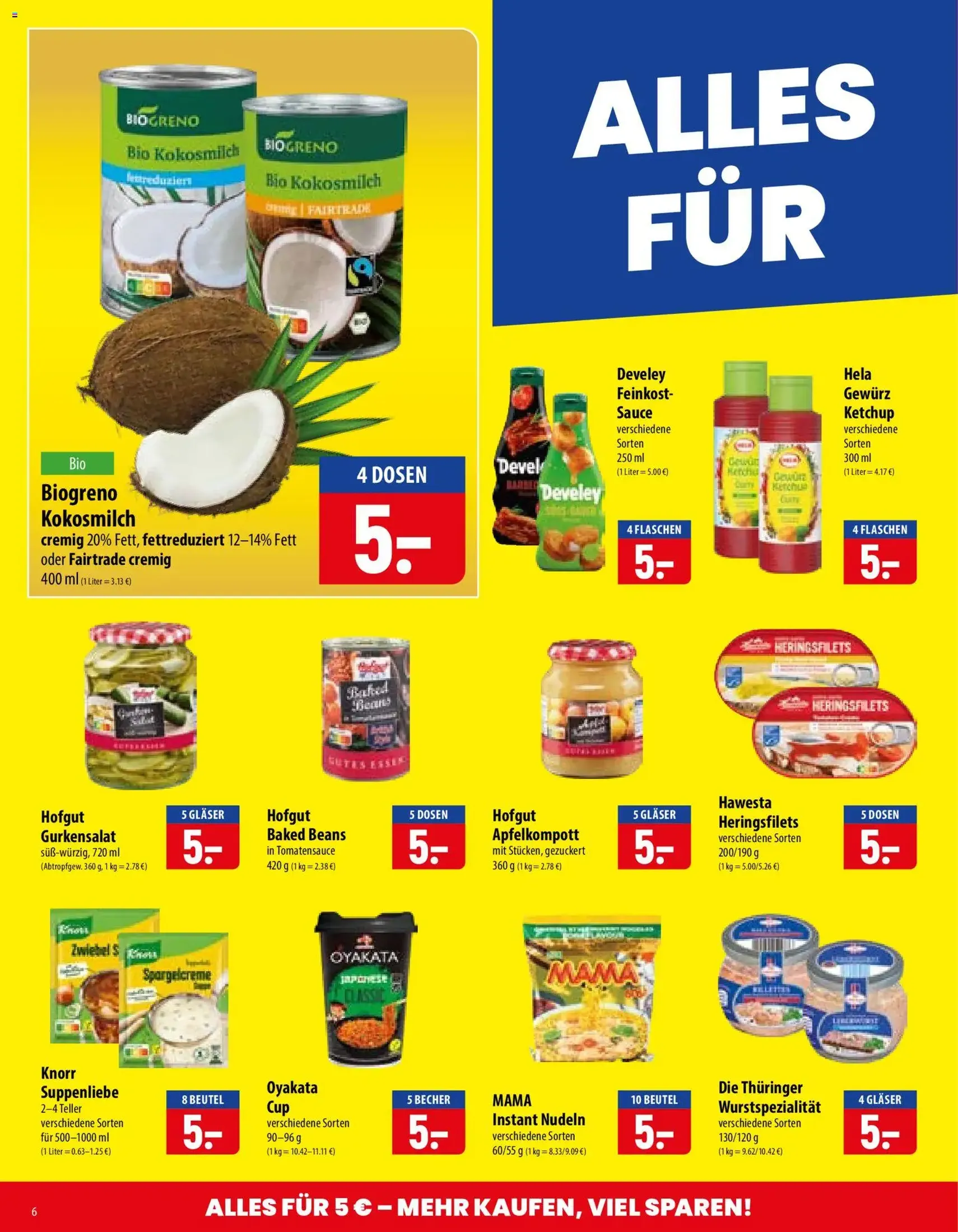Famila Prospekt - Gültiger Prospekt ab 10.08.2026, Seite 6 von insgesamt 24