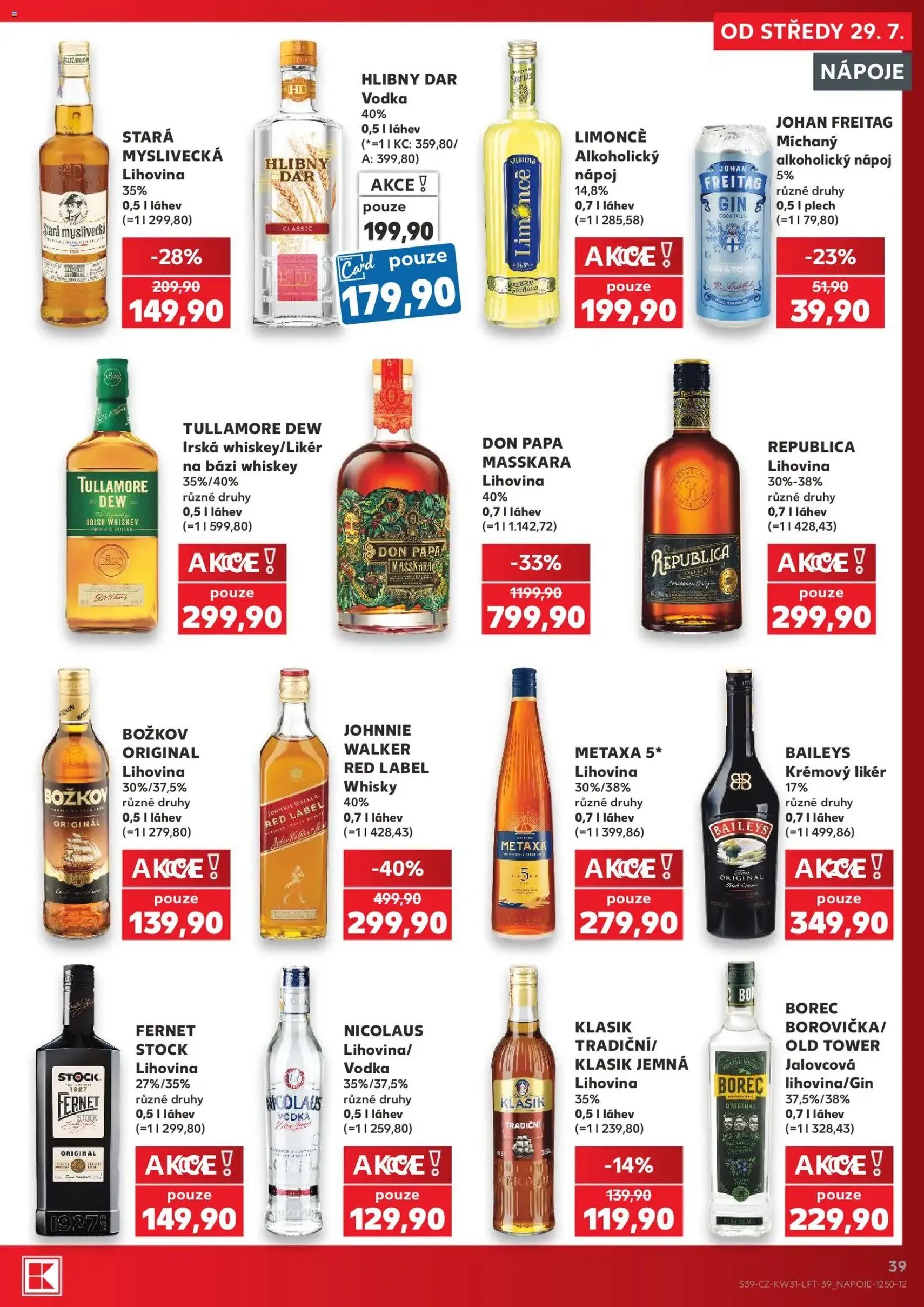 Kaufland leták - platný leták od 29.07.2026 strana 39 z 54