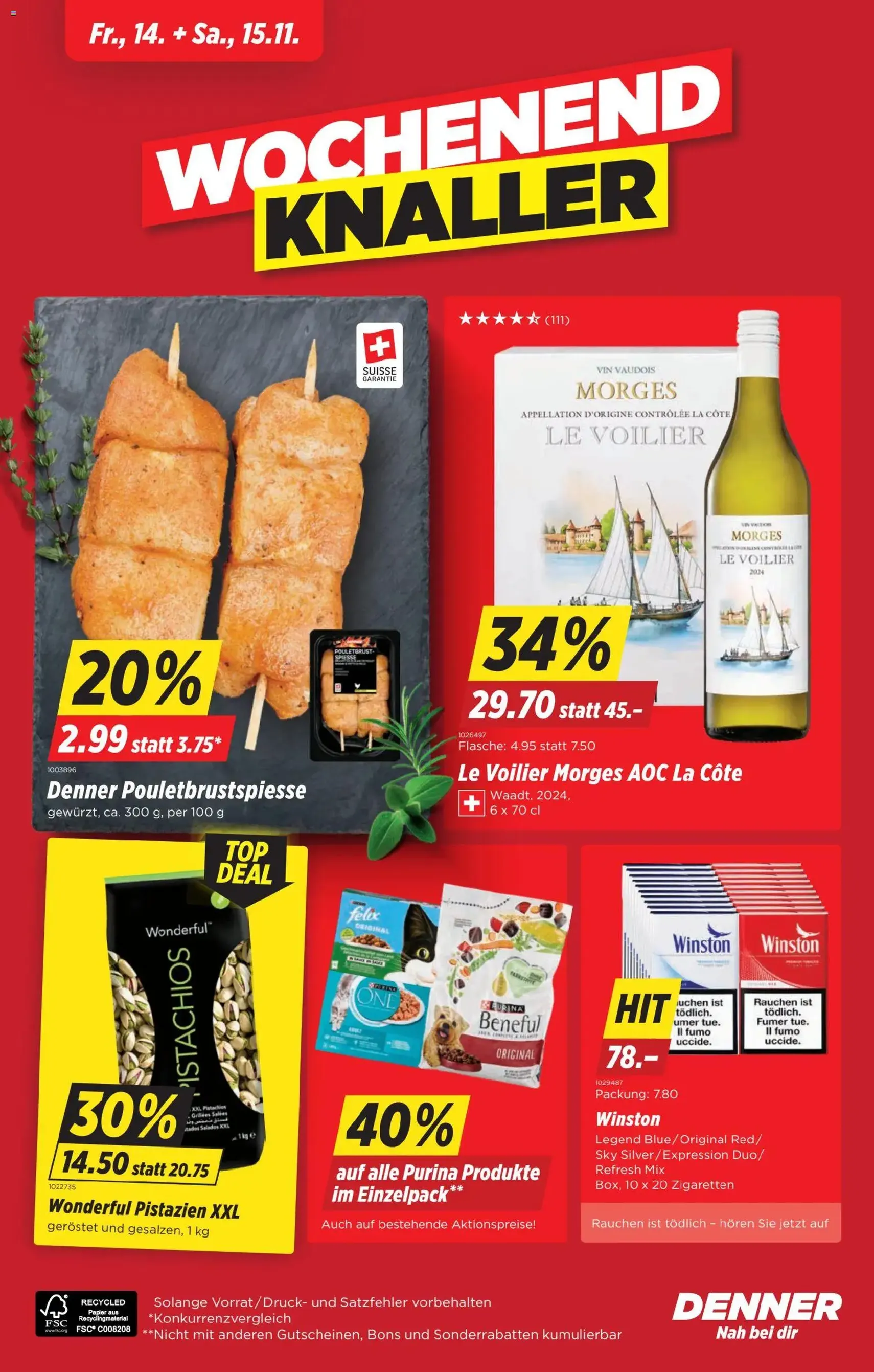 Denner Aktionen - Gültiger Prospekt ab 11.11.2025, Seite 24 von insgesamt 24