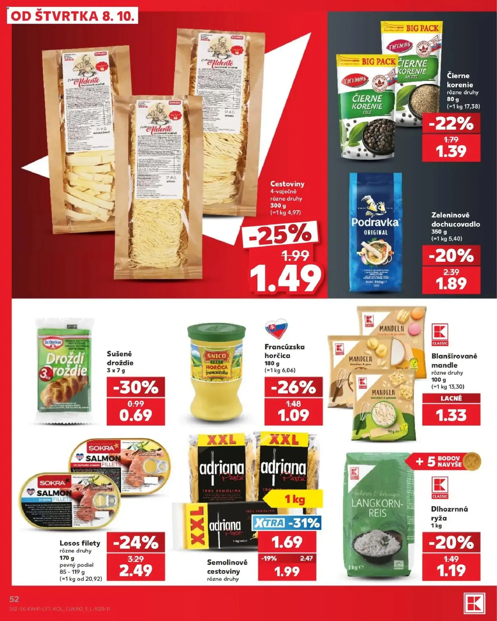 Kaufland leták - platný leták od 08.10.2026 strana 52 z 86