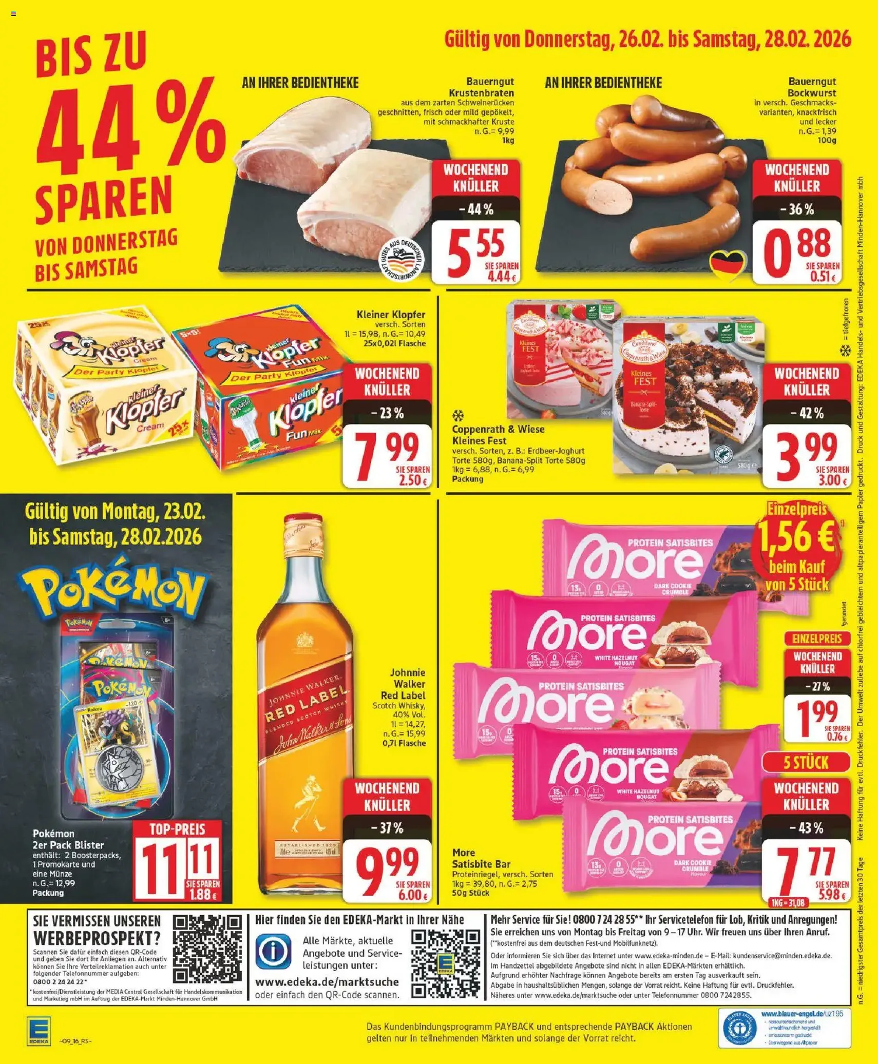 Edeka Prospekt - Gültiger Prospekt ab 23.02.2026, Seite 16 von insgesamt 19