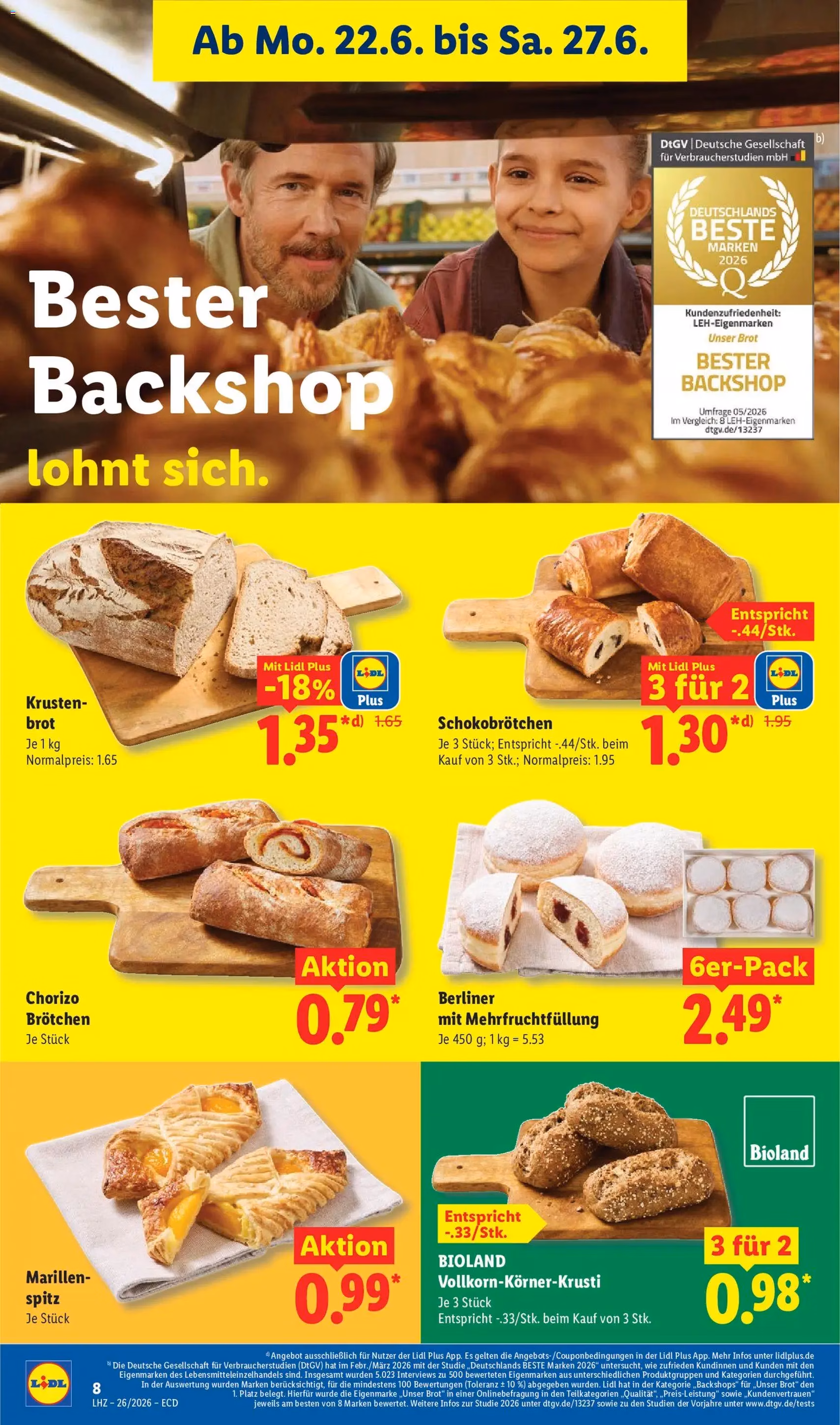 Lidl Prospekt - Gültiger Prospekt ab 22.06.2026, Seite 12 von insgesamt 70