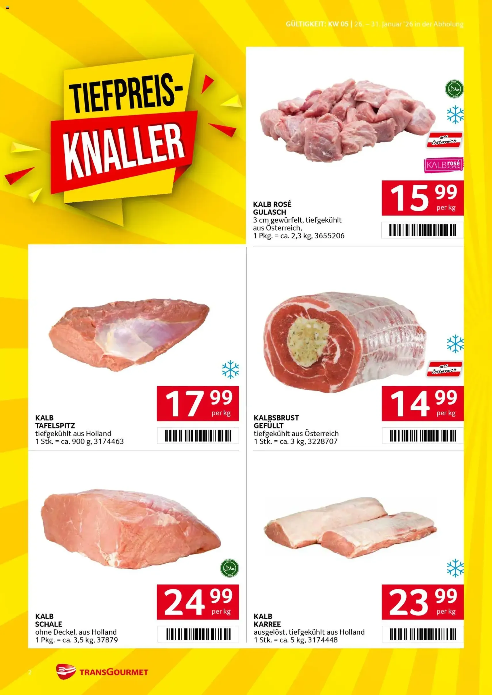 Transgourmet Flugblatt - Gültiger Prospekt ab 26.01.2026, Seite 2 von insgesamt 28