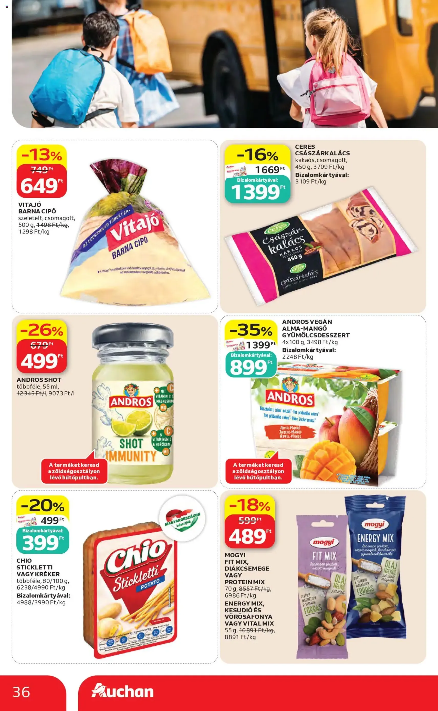 Auchan akciós újság - 2026.05.14. érvényes szórólap 36 oldal 58 oldalból
