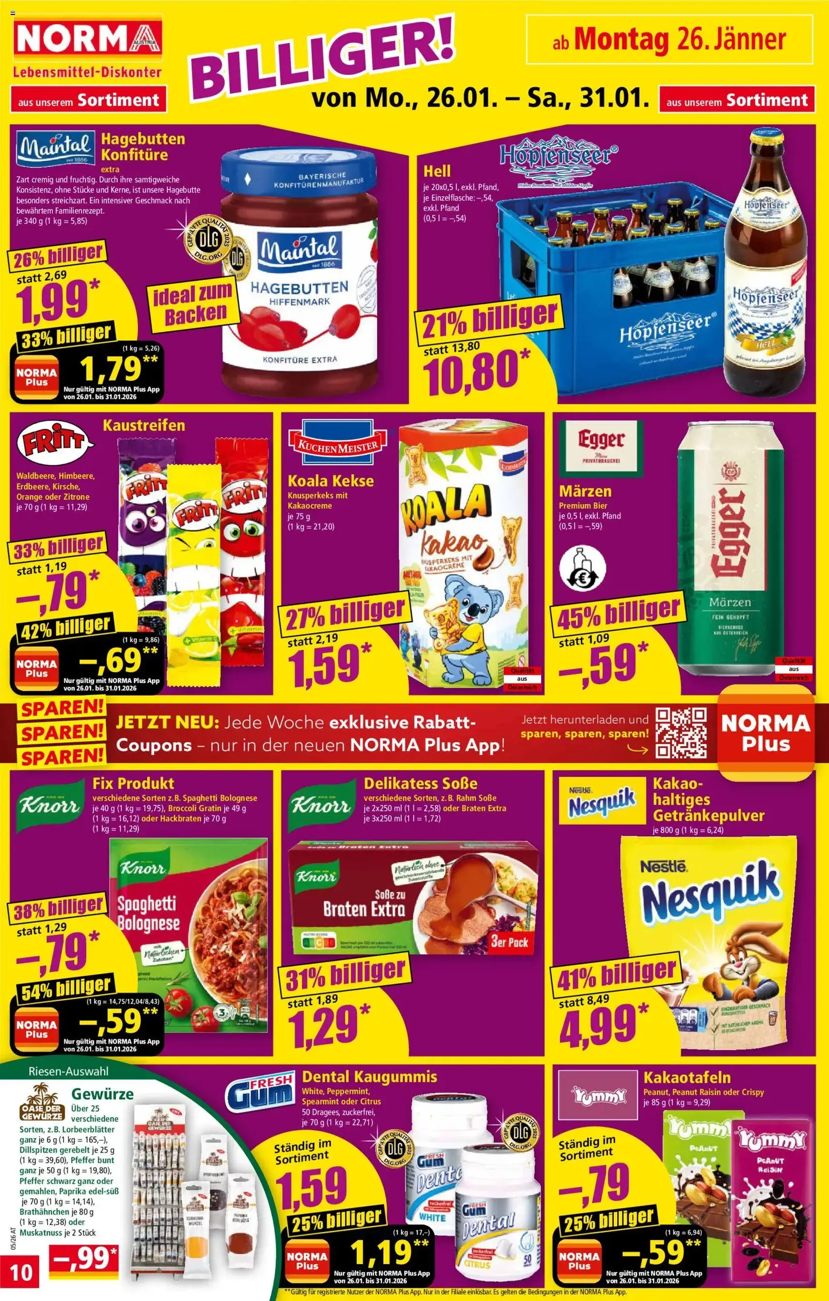 Norma Flugblatt - Gültiger Prospekt ab 26.01.2026, Seite 10 von insgesamt 20
