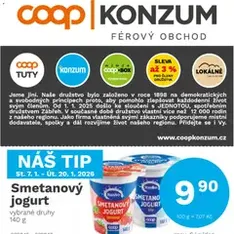 Konzum leták - náhled letáku platný od 07.01.2026