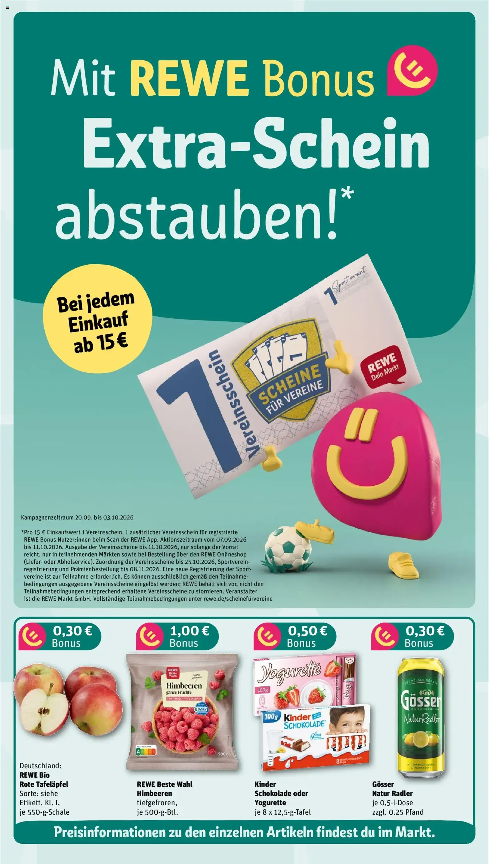 Rewe Prospekt - Gültiger Prospekt ab 14.09.2026, Seite 3 von insgesamt 31
