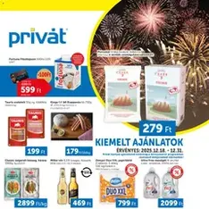 PRIVÁT Akciós újság - szórólap előnézete érvényes 2025.12.18. -tól