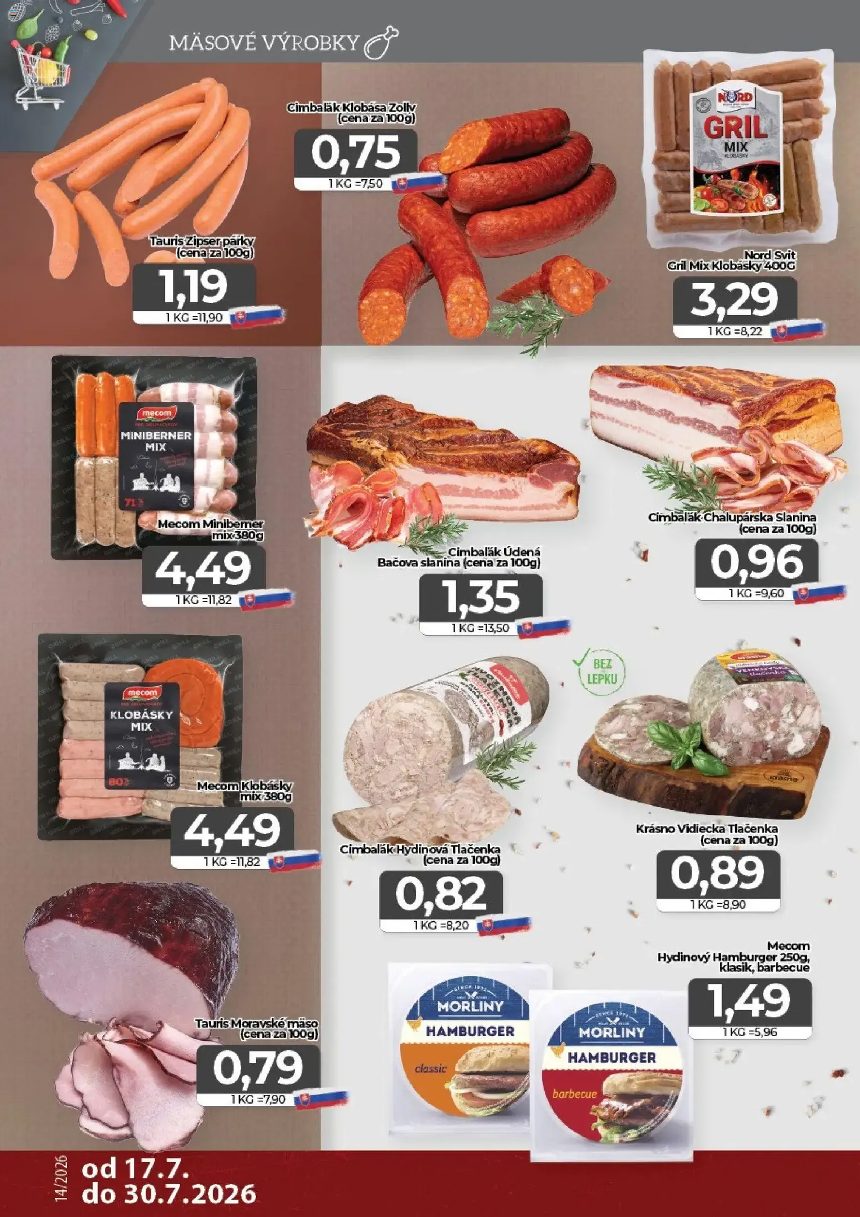 CBA Komfos leták - platný leták od 17.07.2026 strana 2 z 16