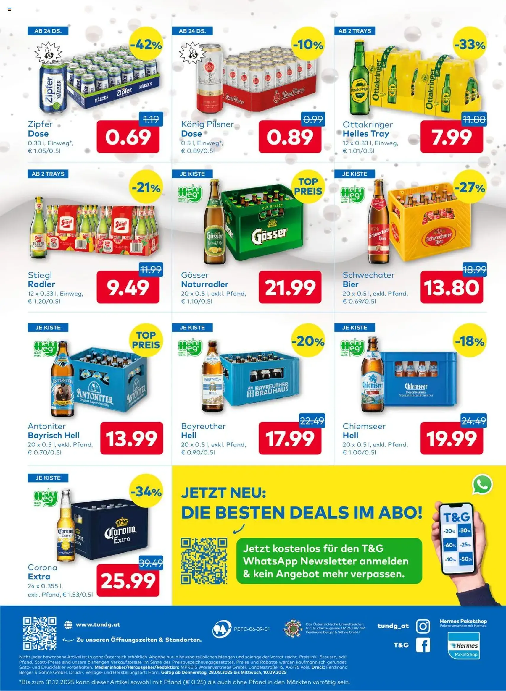 T&G Flugblatt - Gültiger Prospekt ab 28.08.2025, Seite 8 von insgesamt 8