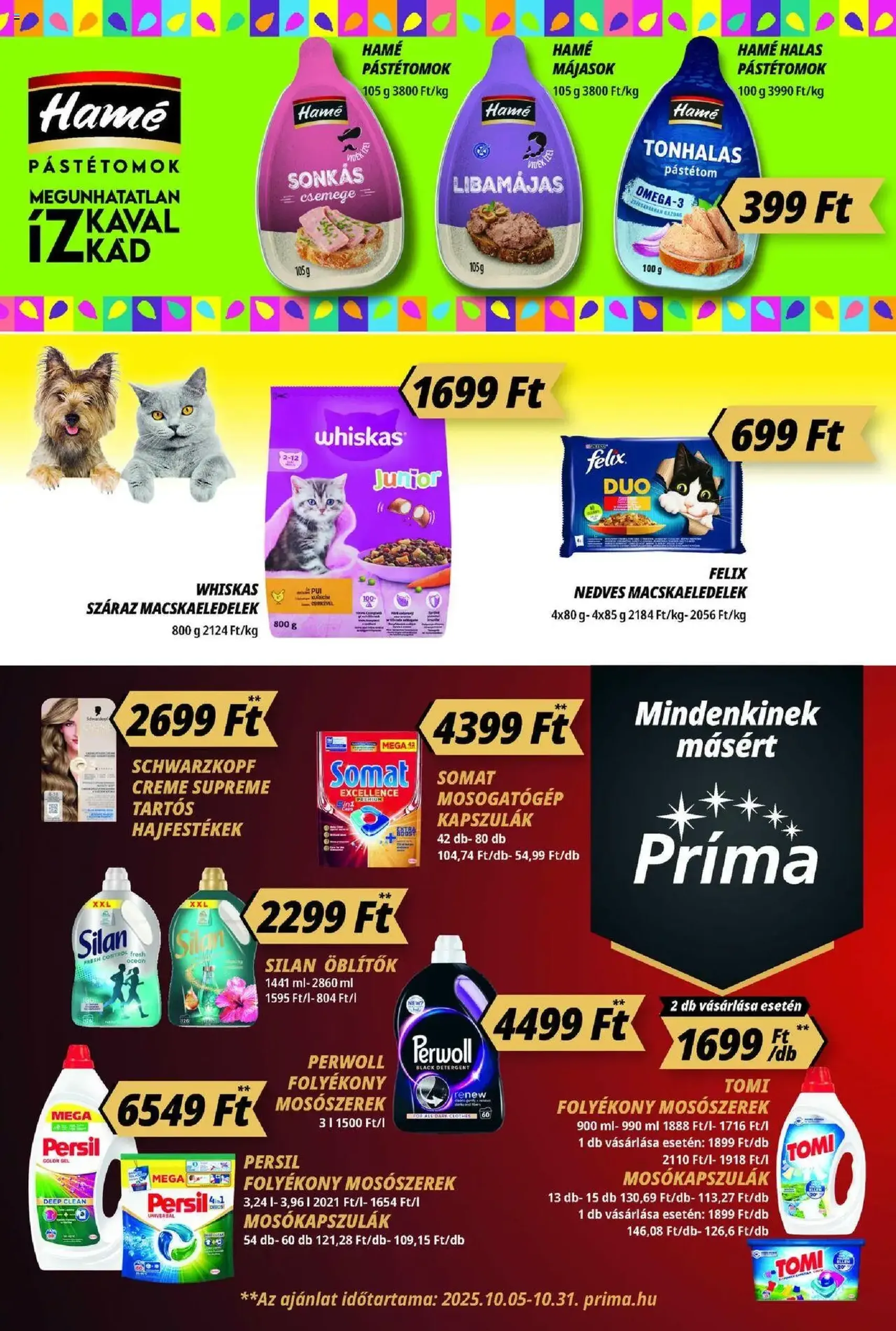 CBA Príma Akciós újság - 2025.10.09. érvényes szórólap 8 oldal 12 oldalból
