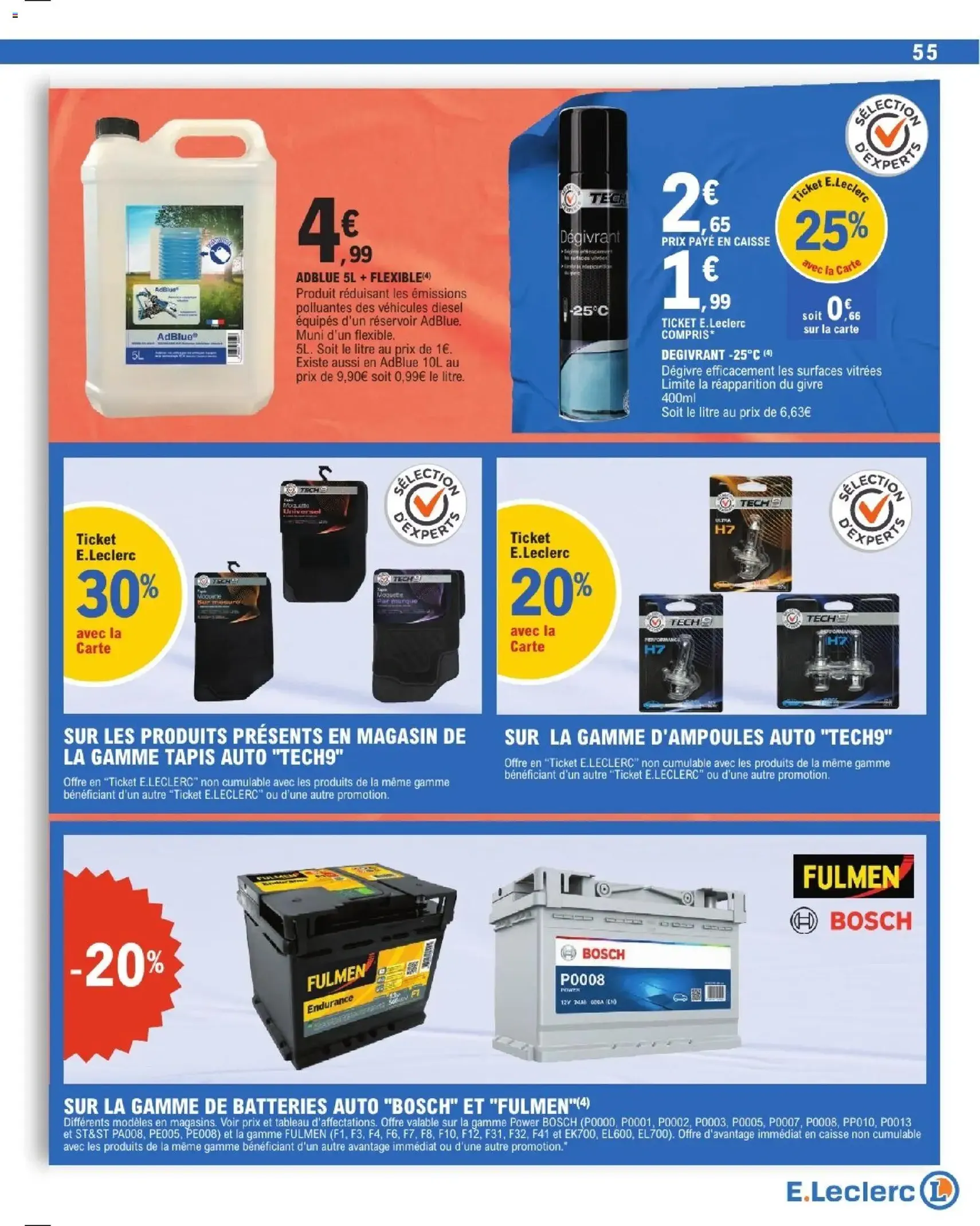 E.Leclerc catalogue semaine 4 - brochure valable à partir du 20/01/2026, page 55 sur 56