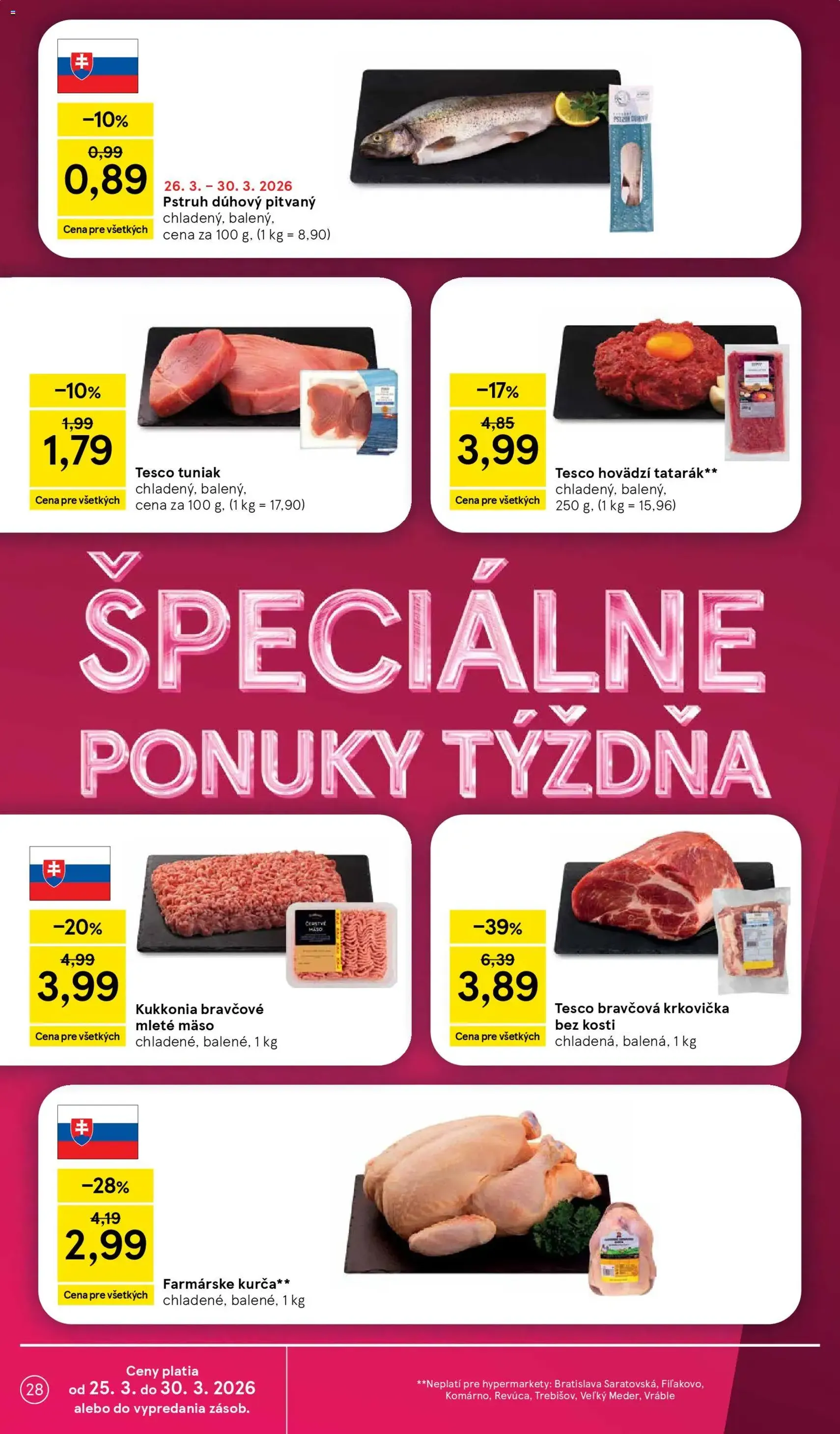 Tesco Hypermarket - leták - platný leták od 25.03.2026 strana 28 z 43