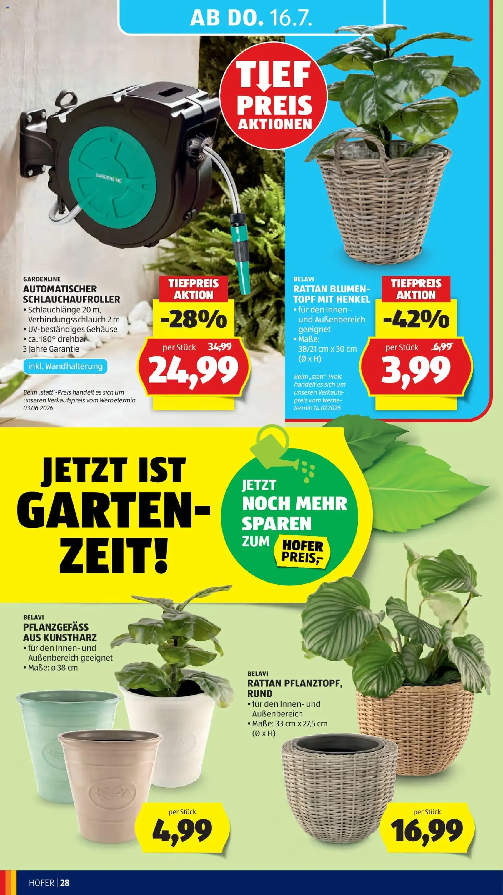 Hofer Flugblatt - Gültiger Prospekt ab 10.07.2026, Seite 36 von insgesamt 44