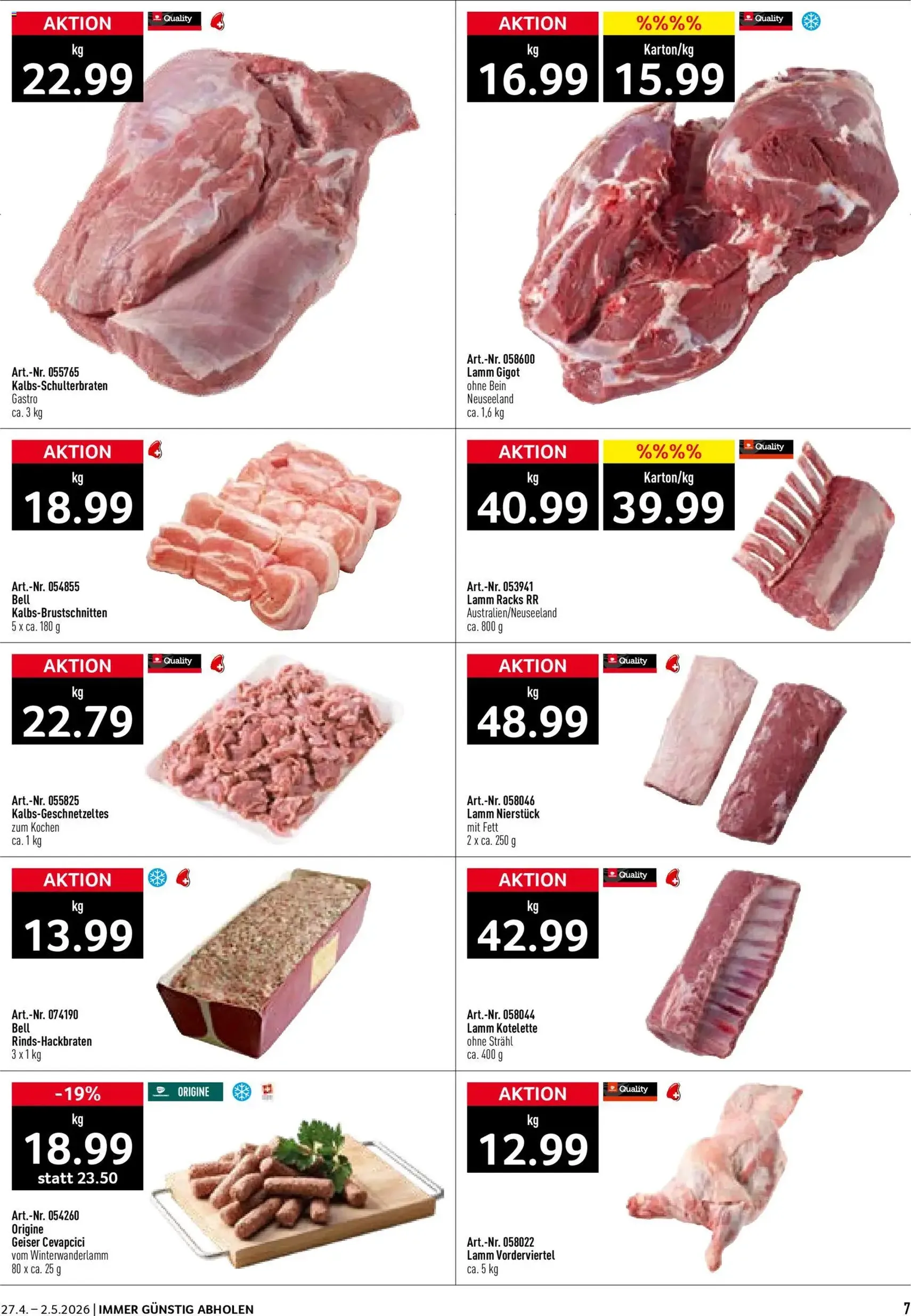 Prodega aktionen - Gültiger Prospekt ab 27.04.2026, Seite 7 von insgesamt 40