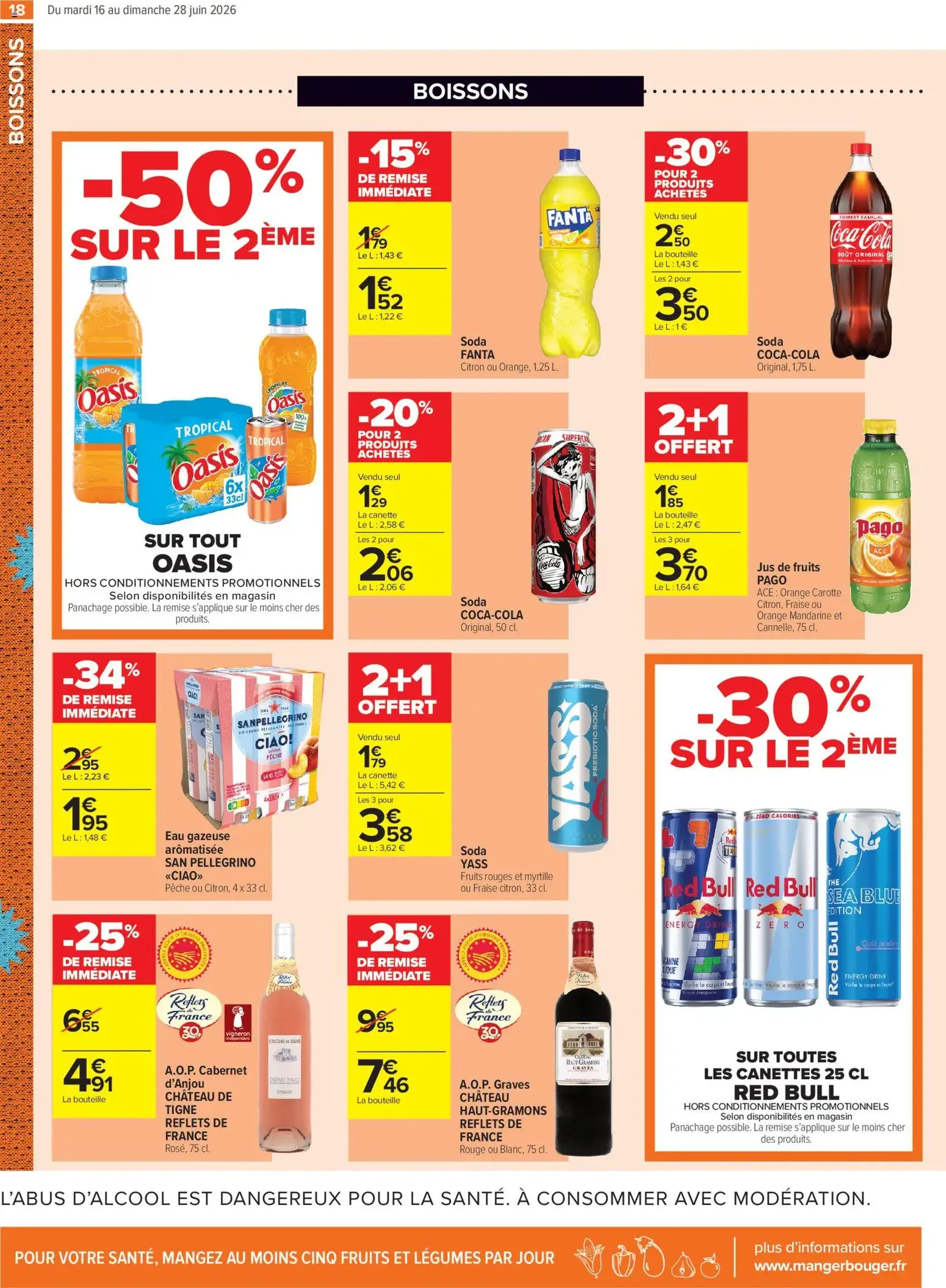 Carrefour contact Le mois des supporters - brochure valable à partir du 16/06/2026, page 18 sur 20