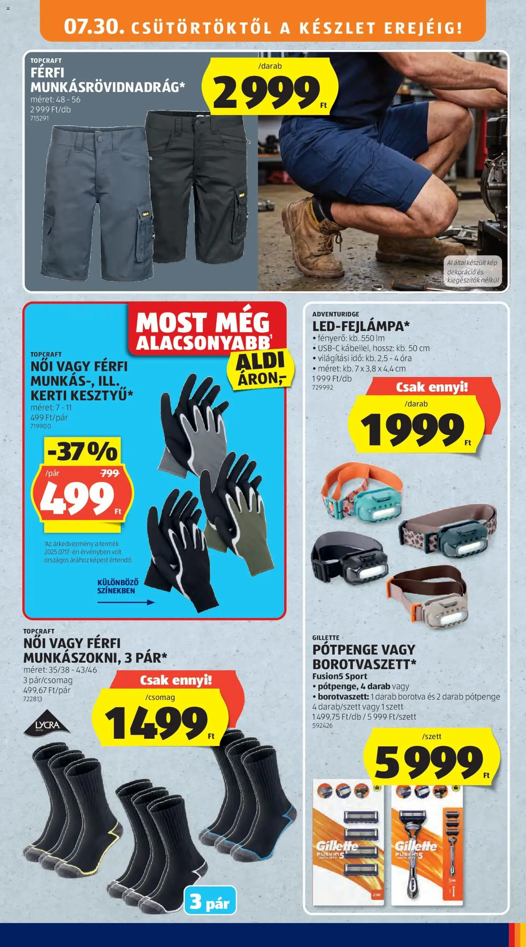 Aldi akciós újság - 2026.07.30. érvényes szórólap 43 oldal 54 oldalból