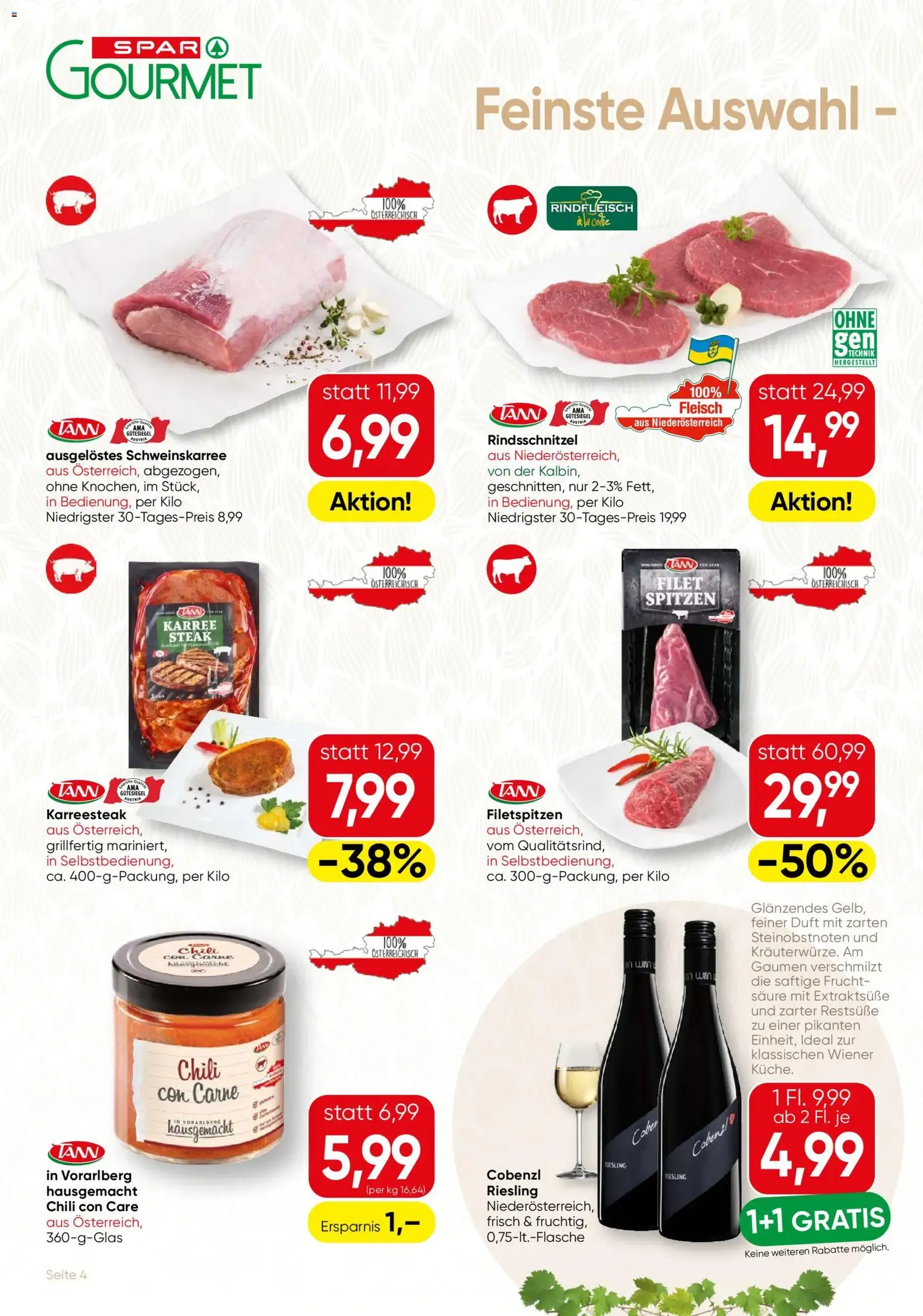 SPAR Gourmet Flugblatt - Gültiger Prospekt ab 18.06.2026, Seite 4 von insgesamt 12