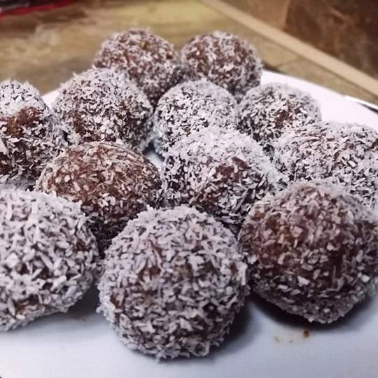 Anteprima ricetta Palline di cocco salutari
