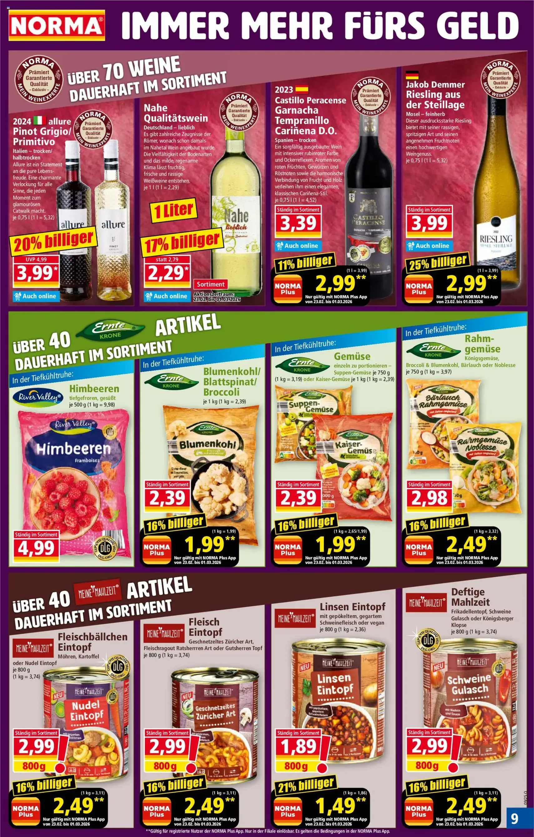 Norma Prospekt - Gültiger Prospekt ab 23.02.2026, Seite 9 von insgesamt 20