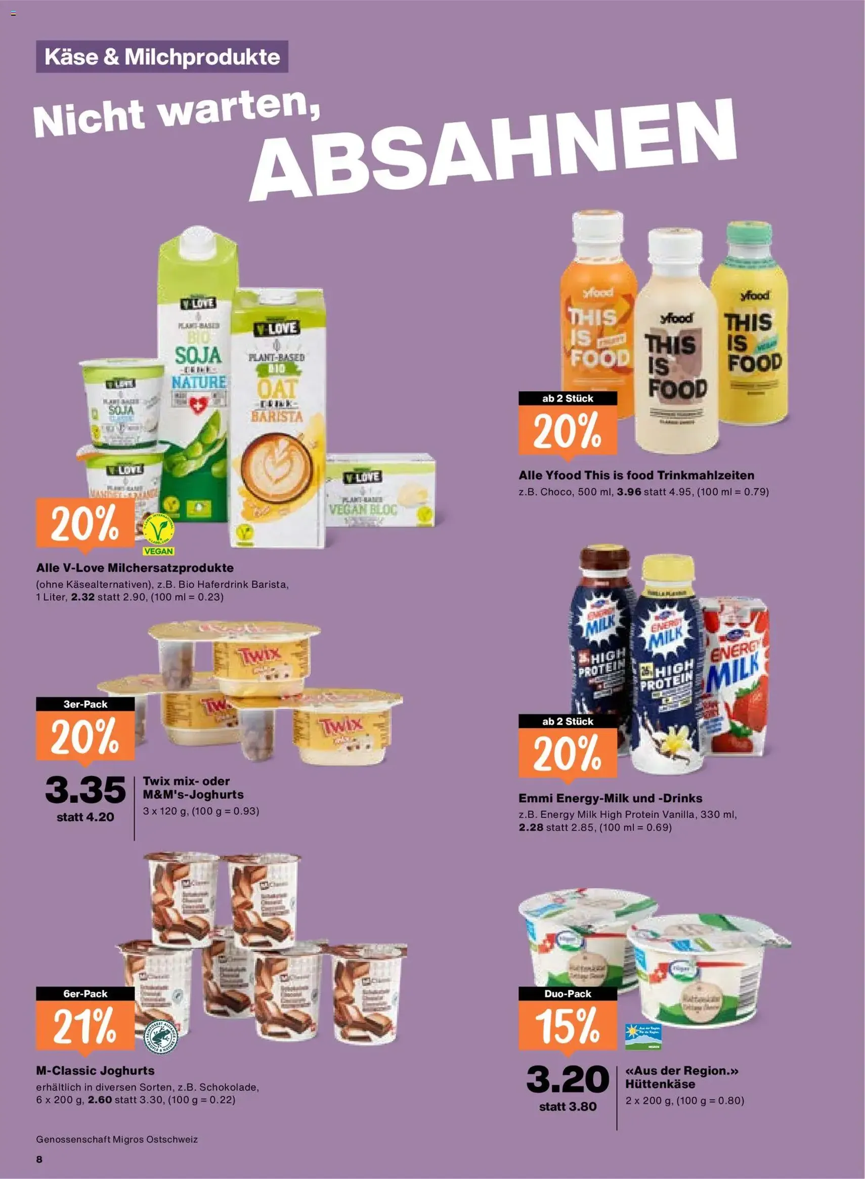 Migros aktionen - Gültiger Prospekt ab 04.06.2026, Seite 8 von insgesamt 24