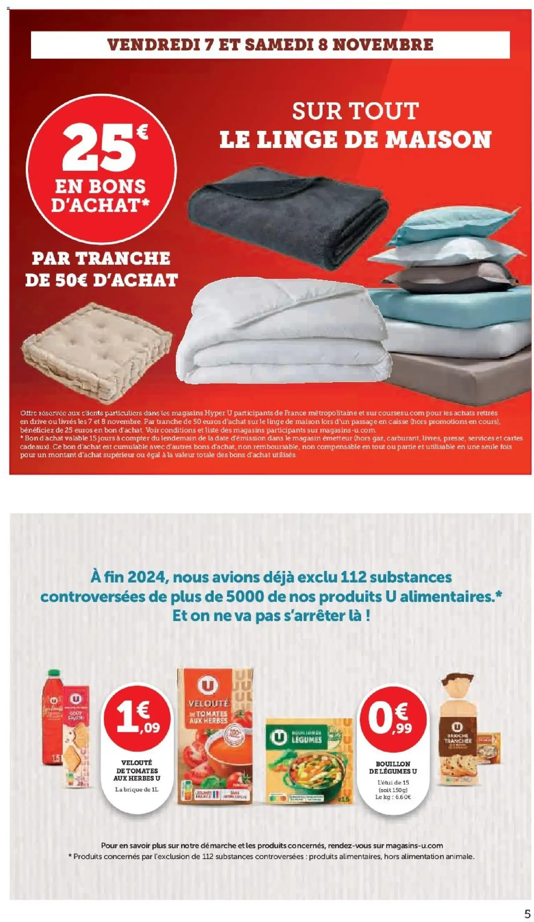 Hyper U catalogue - brochure valable à partir du 04/11/2025, page 5 sur 60