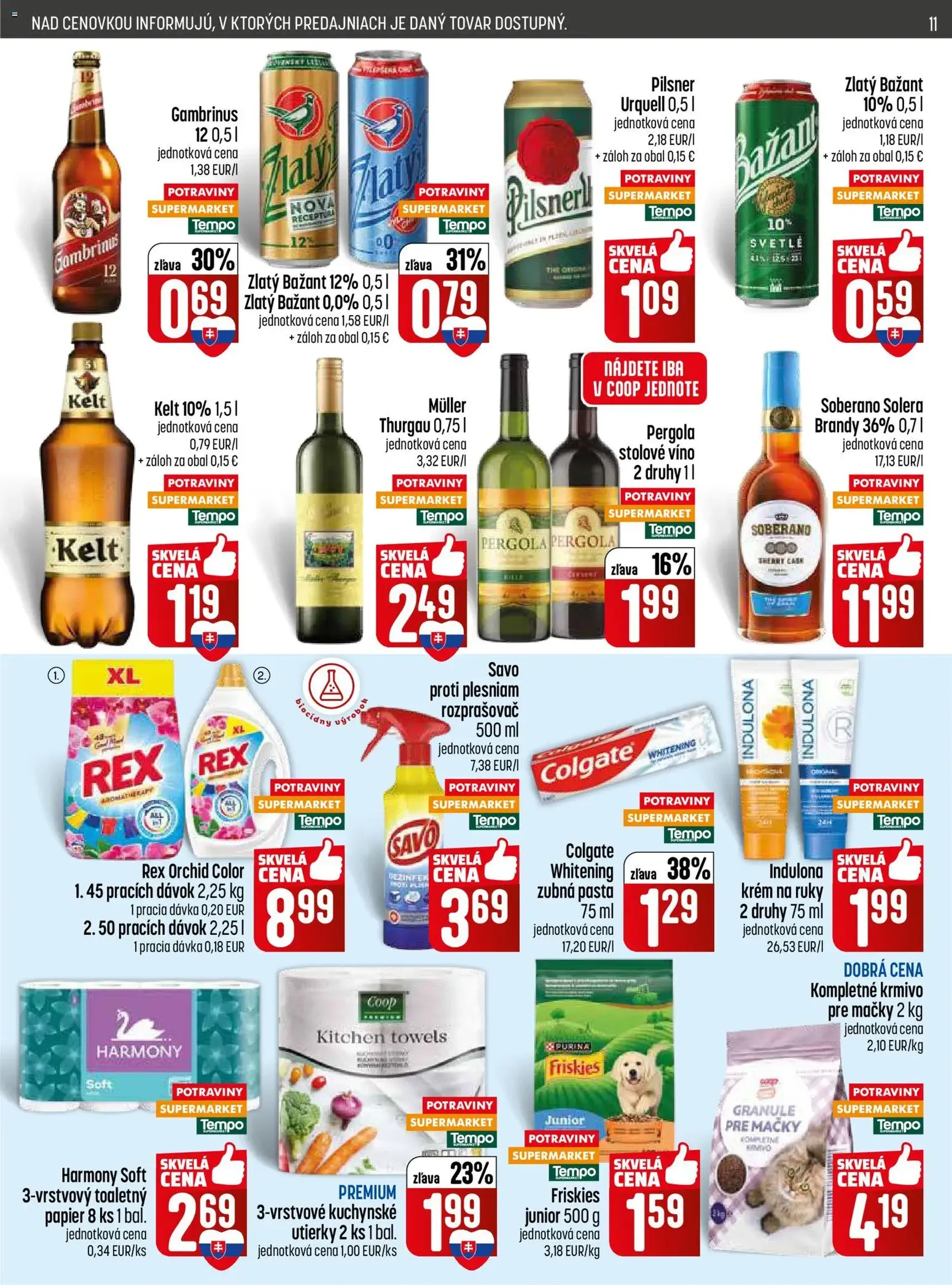 COOP Jednota leták - platný leták od 28.05.2026 strana 11 z 28