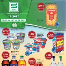 Sintra leták - náhľad letáku platný od 07.08.2025