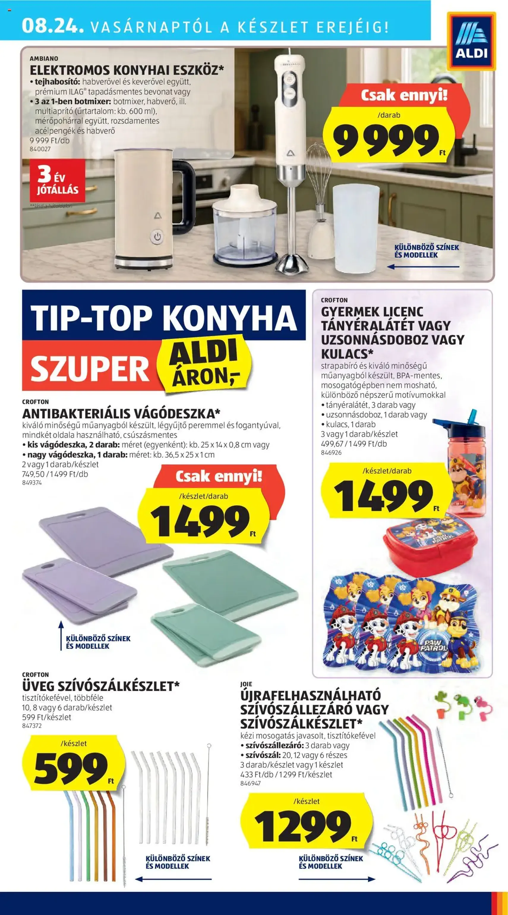 Aldi Akciós újság - 2025.08.21. érvényes szórólap 37 oldal 46 oldalból
