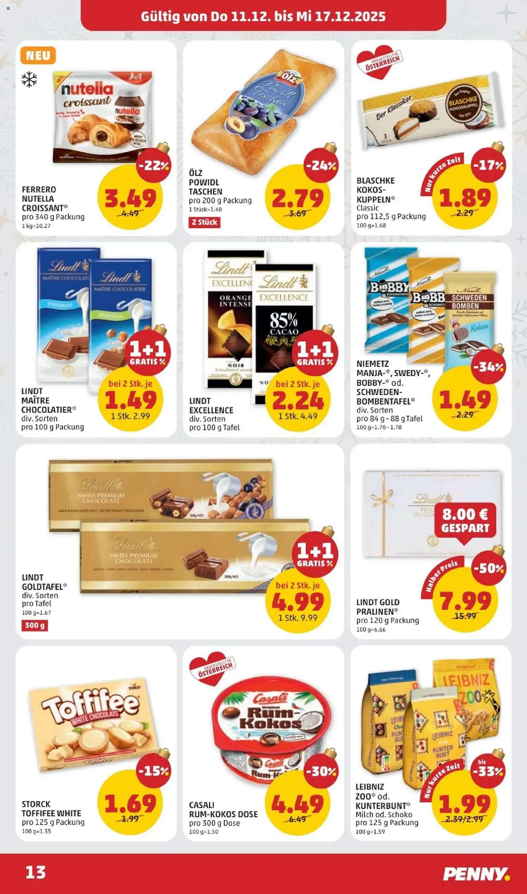 Penny Markt Flugblatt - Gültiger Prospekt ab 11.12.2025, Seite 13 von insgesamt 28