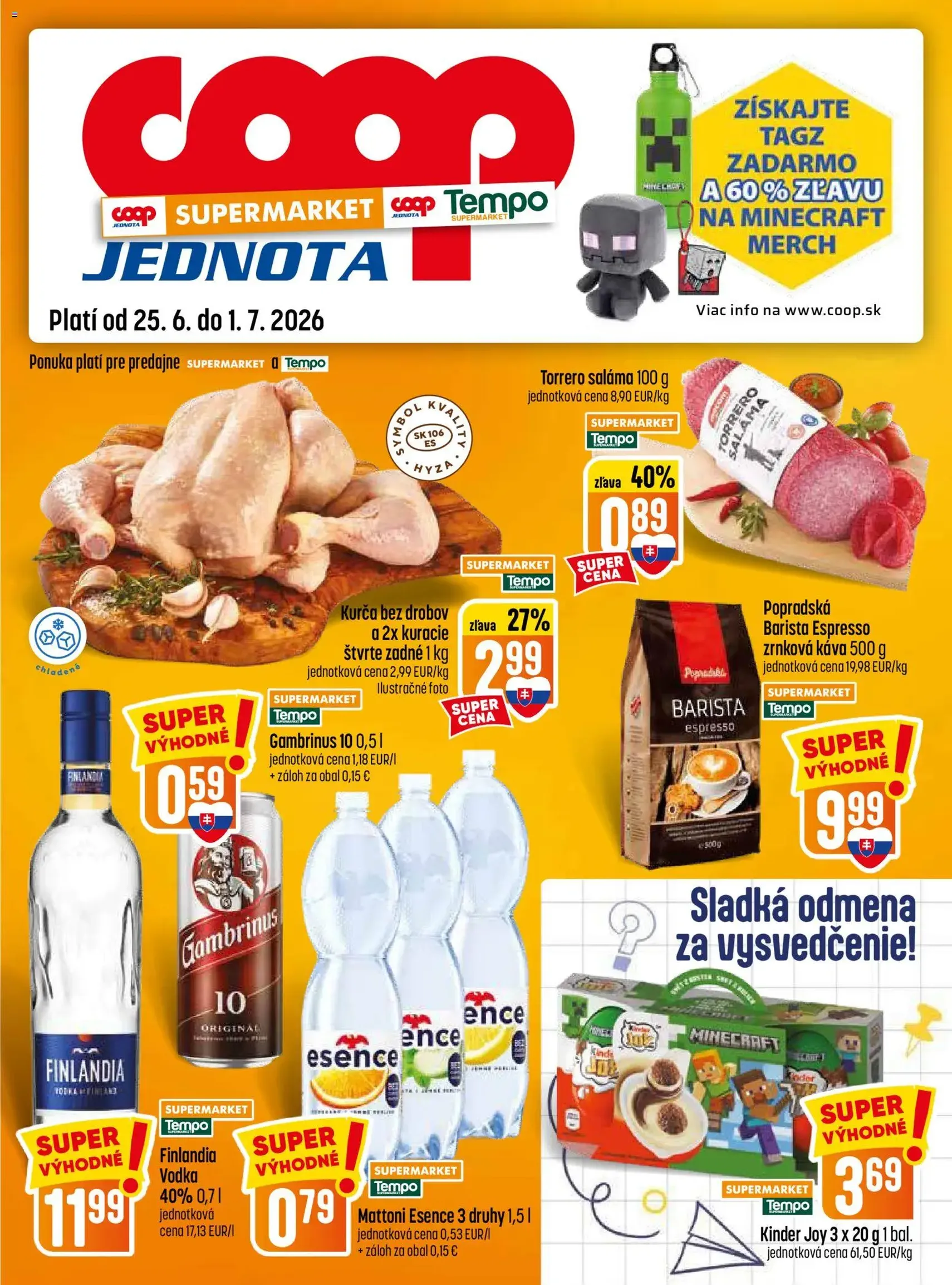 COOP Jednota leták - platný leták od 25.06.2026 strana 17 z 32
