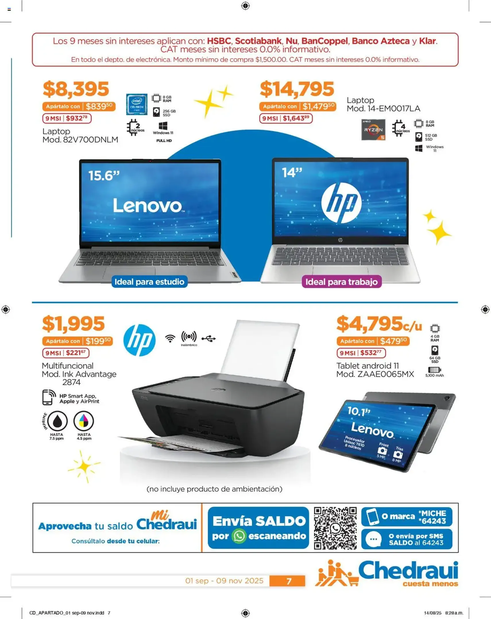 Chedraui - Promociones Cuesta Menos Cumplir Tus Deseos - folleto válido desde 01/09/2025 página 7 de 16