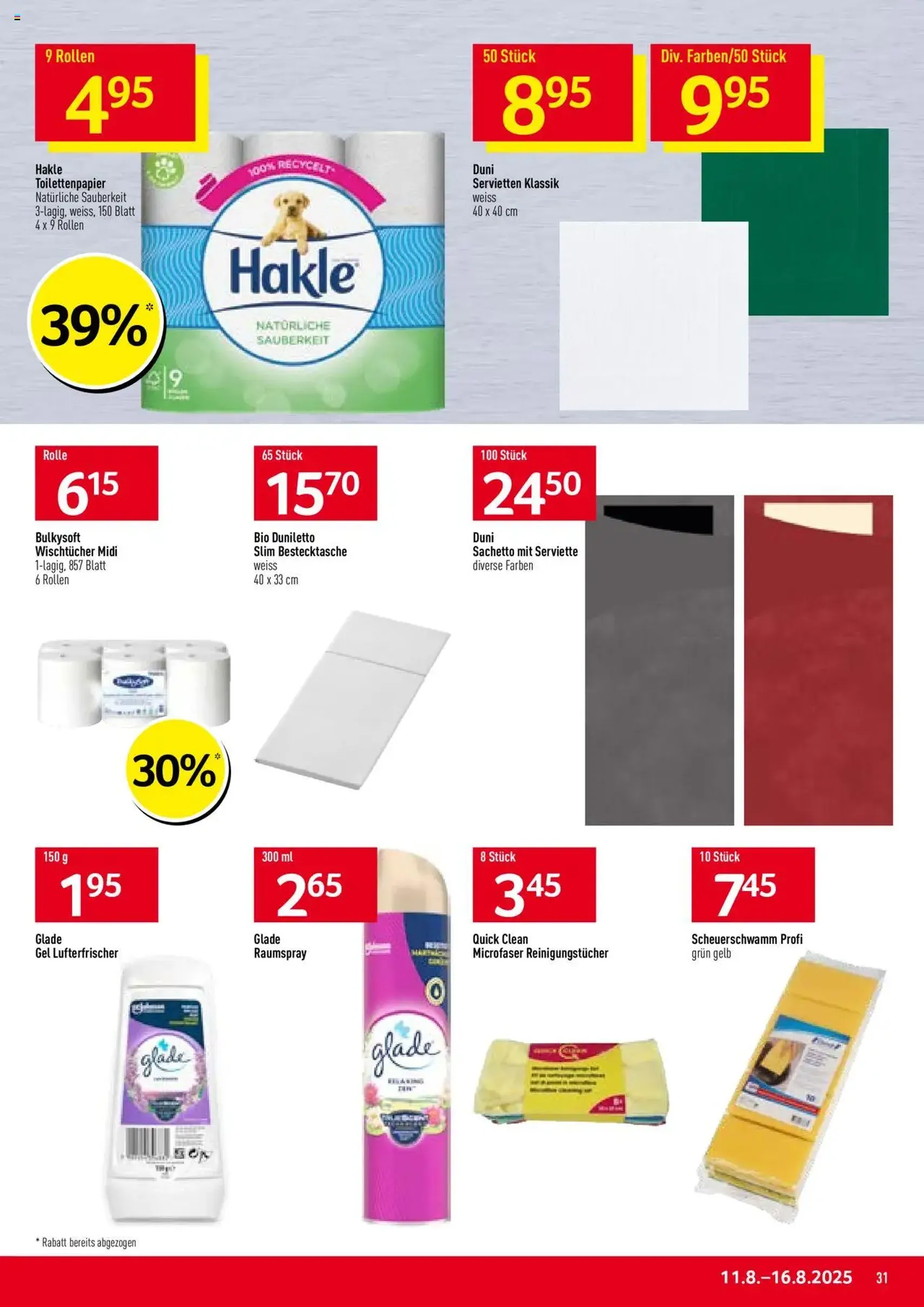 Prodega Aktionen - Gültiger Prospekt ab 11.08.2025, Seite 31 von insgesamt 36 Prodega Aktionen - Gültiger Prospekt ab 11.08.2025, Seite 31 von insgesamt 36