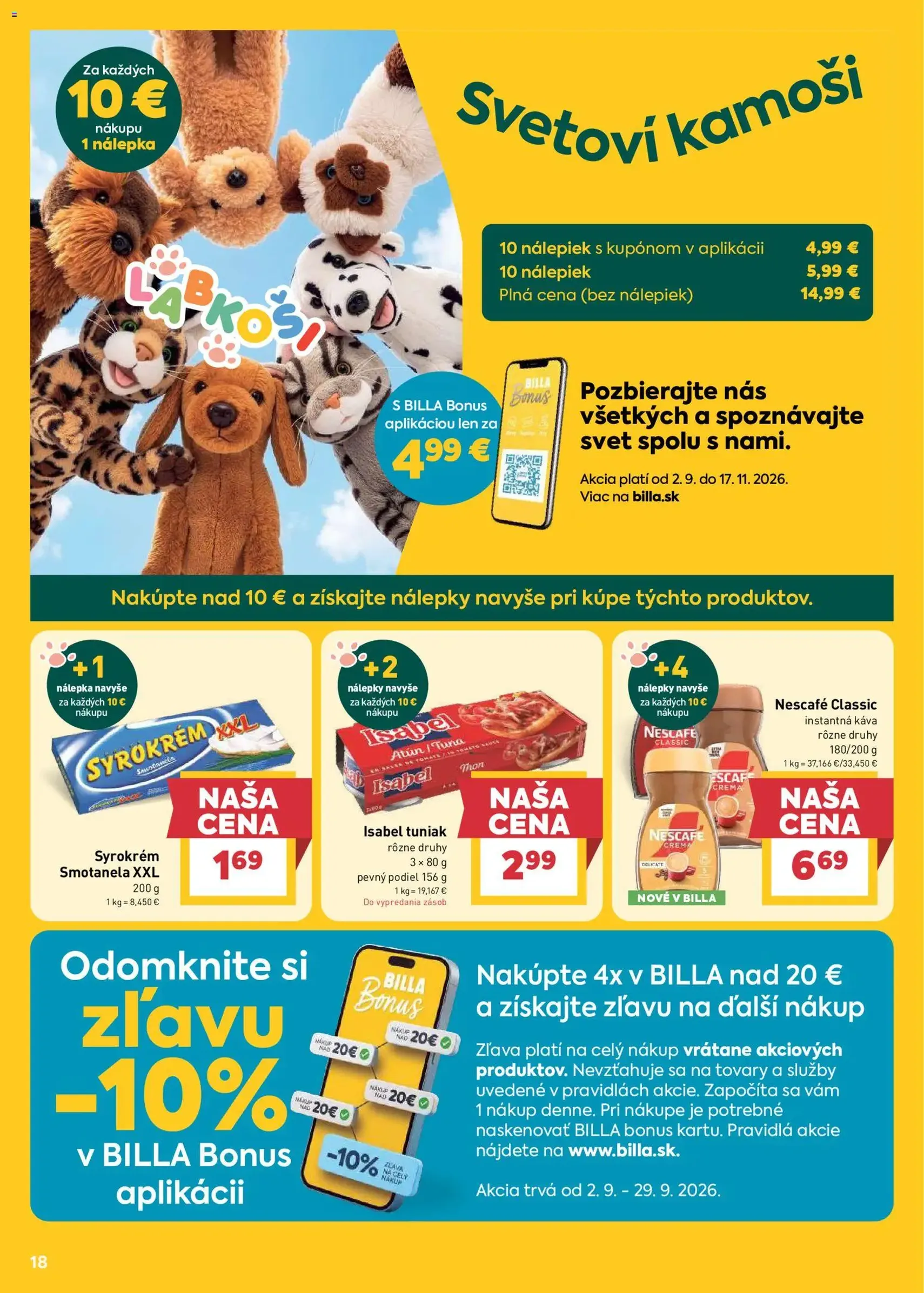 Billa leták - platný leták od 02.09.2026 strana 18 z 31
