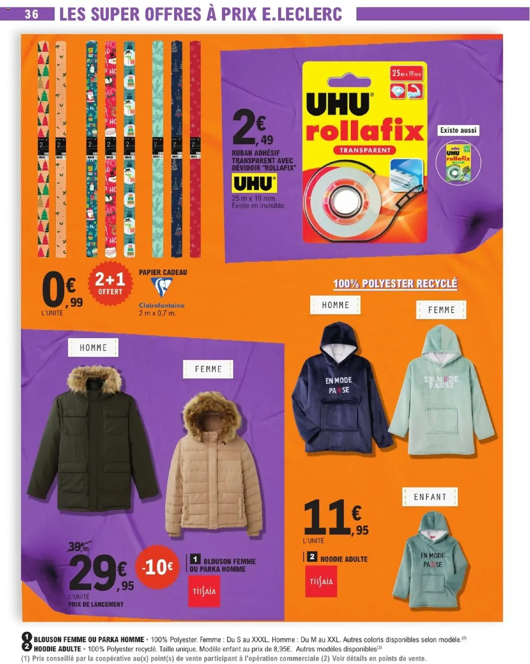 E.Leclerc catalogue semaine 46 - brochure valable à partir du 11/11/2025, page 36 sur 40