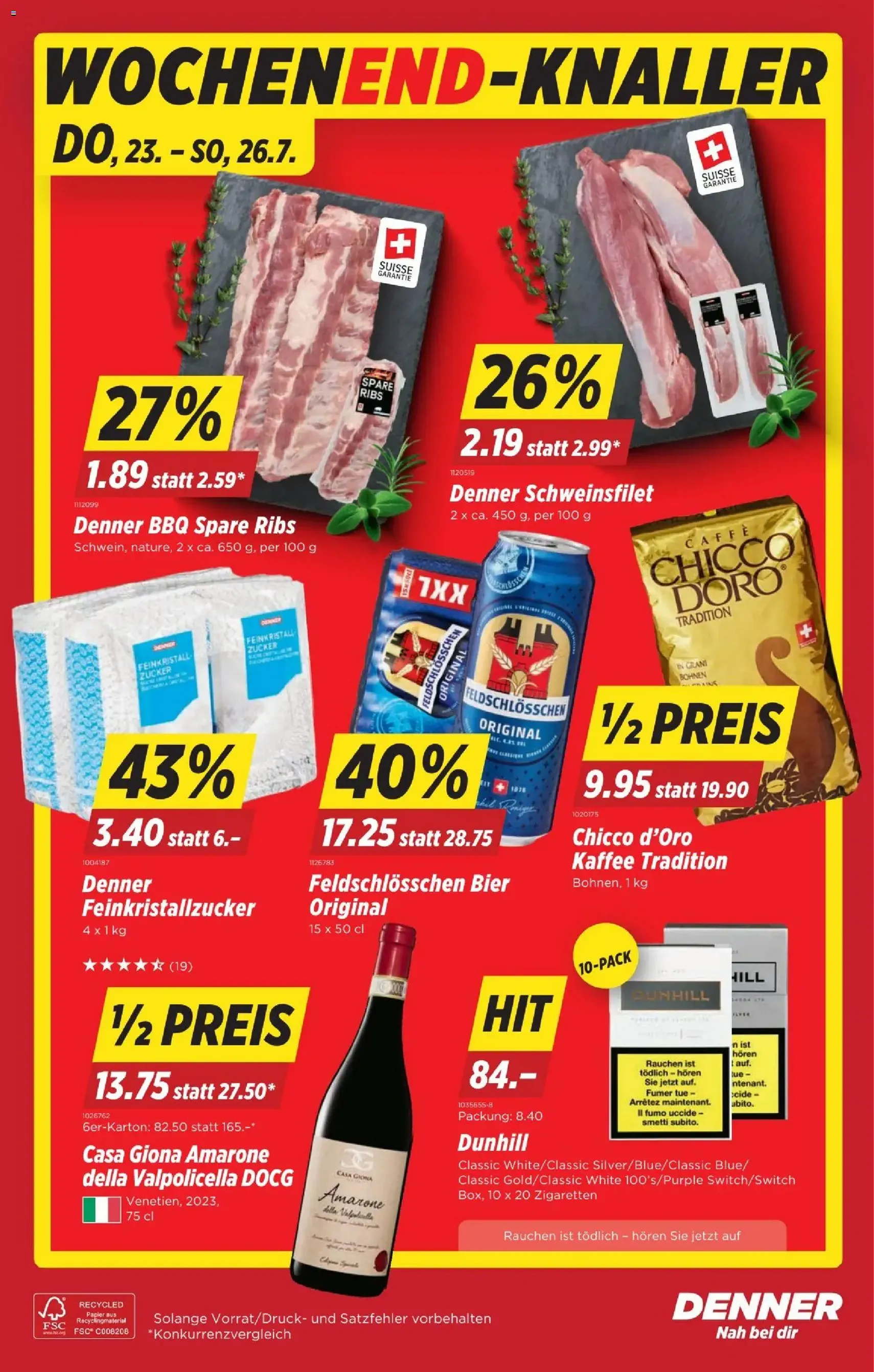 Denner aktionen - Gültiger Prospekt ab 23.07.2026, Seite 22 von insgesamt 22