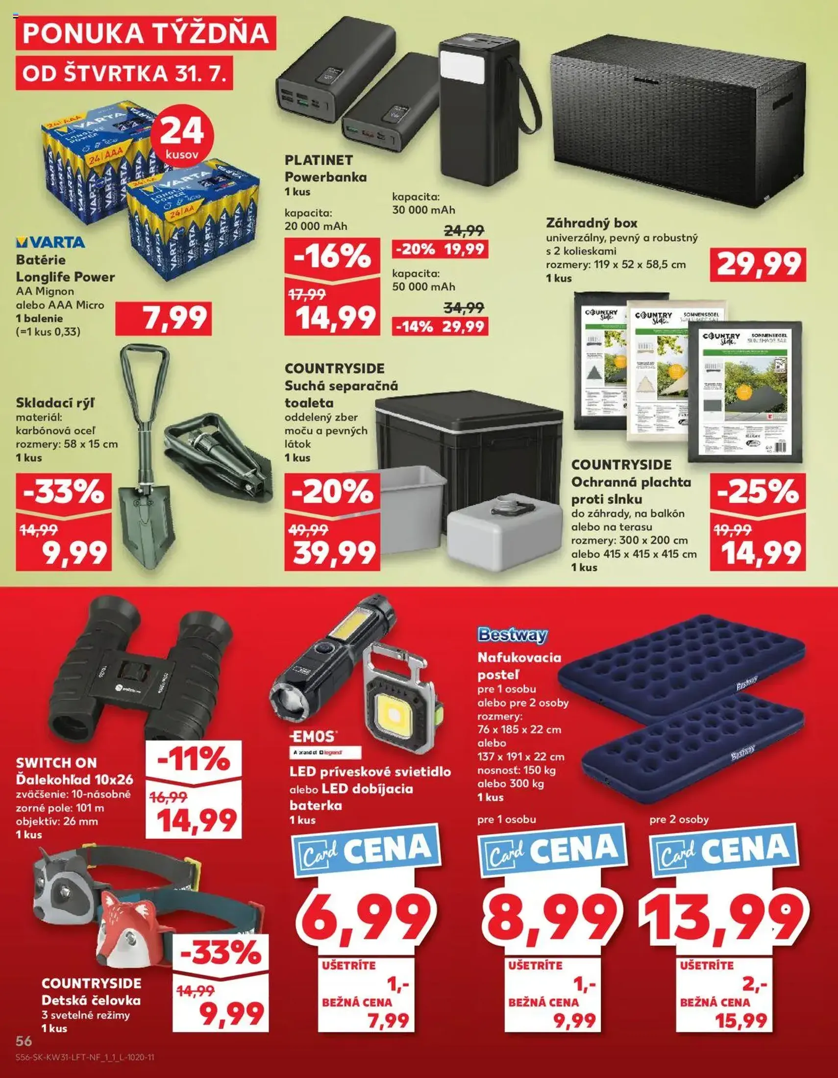 Kaufland Bratislava-Dúbravka - platný leták od 31.07.2025 strana 56 z 76