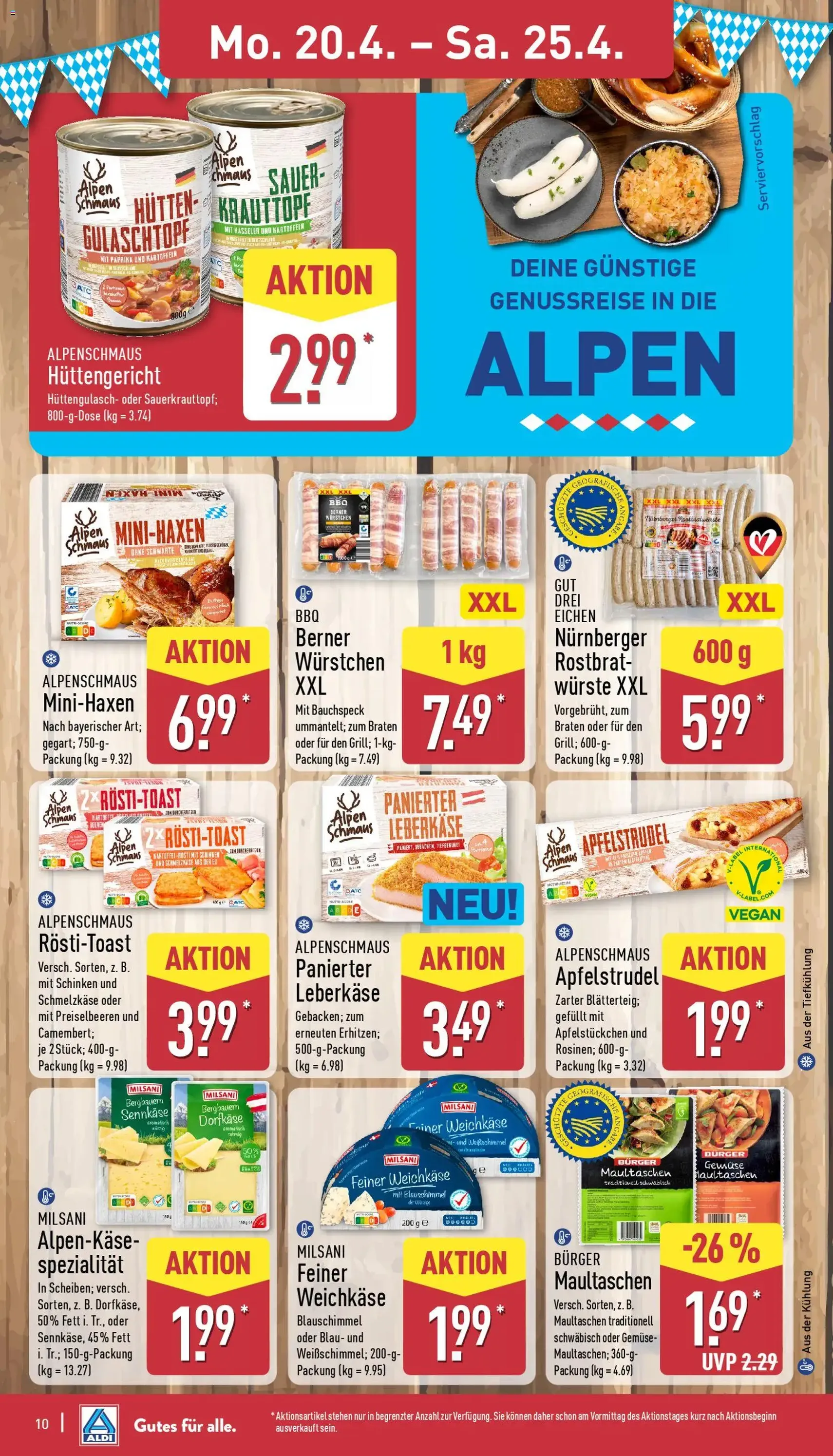 Aldi Prospekt - Gültiger Prospekt ab 20.04.2026, Seite 10 von insgesamt 39