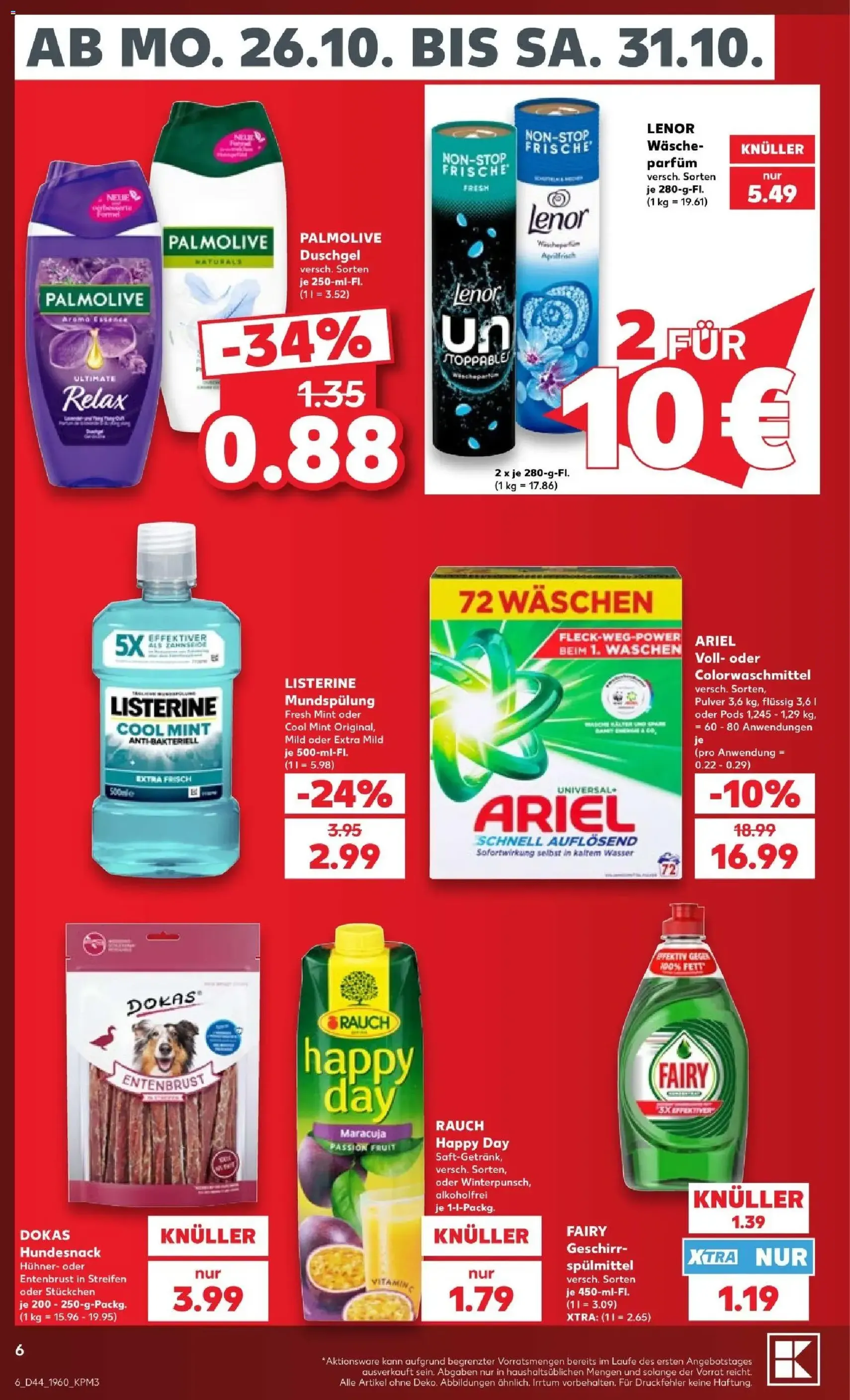 Kaufland Prospekt - Gültiger Prospekt ab 26.10.2026, Seite 6 von insgesamt 76