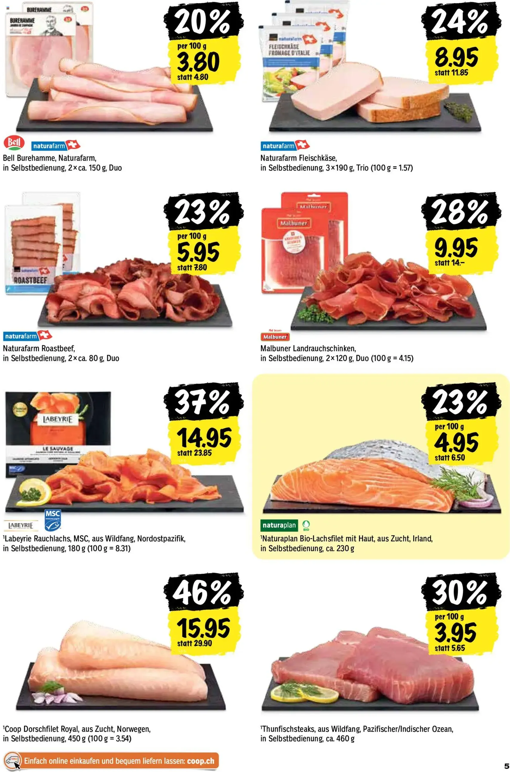 Coop aktionen - Gültiger Prospekt ab 13.08.2026, Seite 5 von insgesamt 28