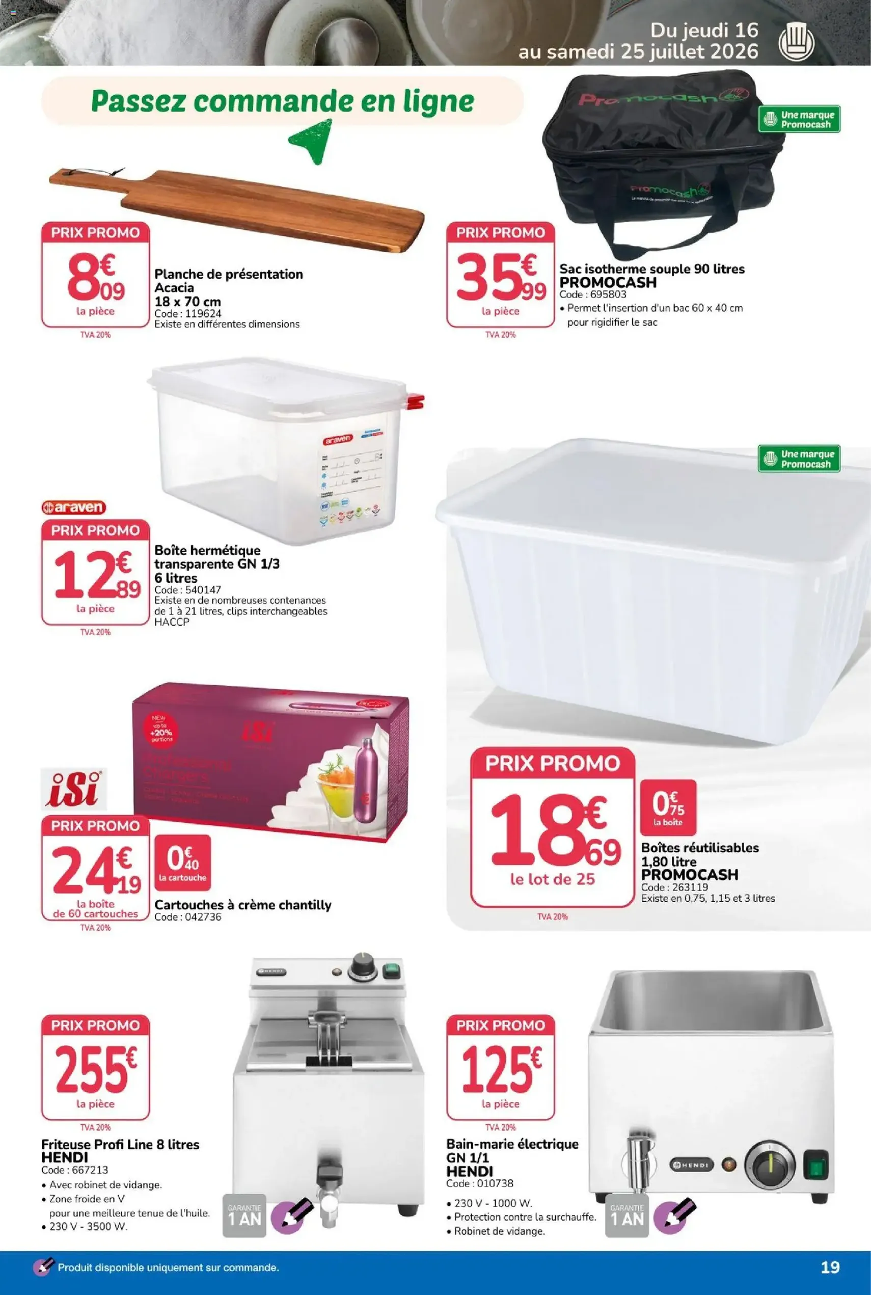 Promocash catalogue - brochure valable à partir du 16/07/2026, page 19 sur 24