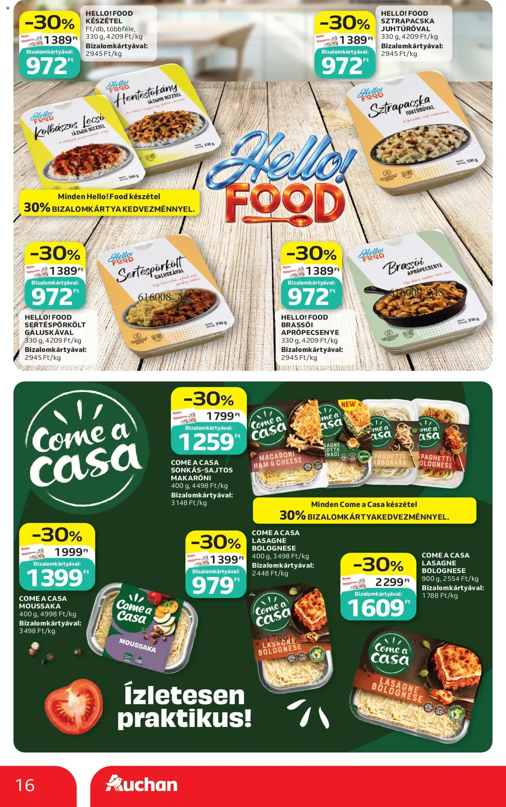 Auchan akciós újság - 2026.05.21. érvényes szórólap 16 oldal 52 oldalból